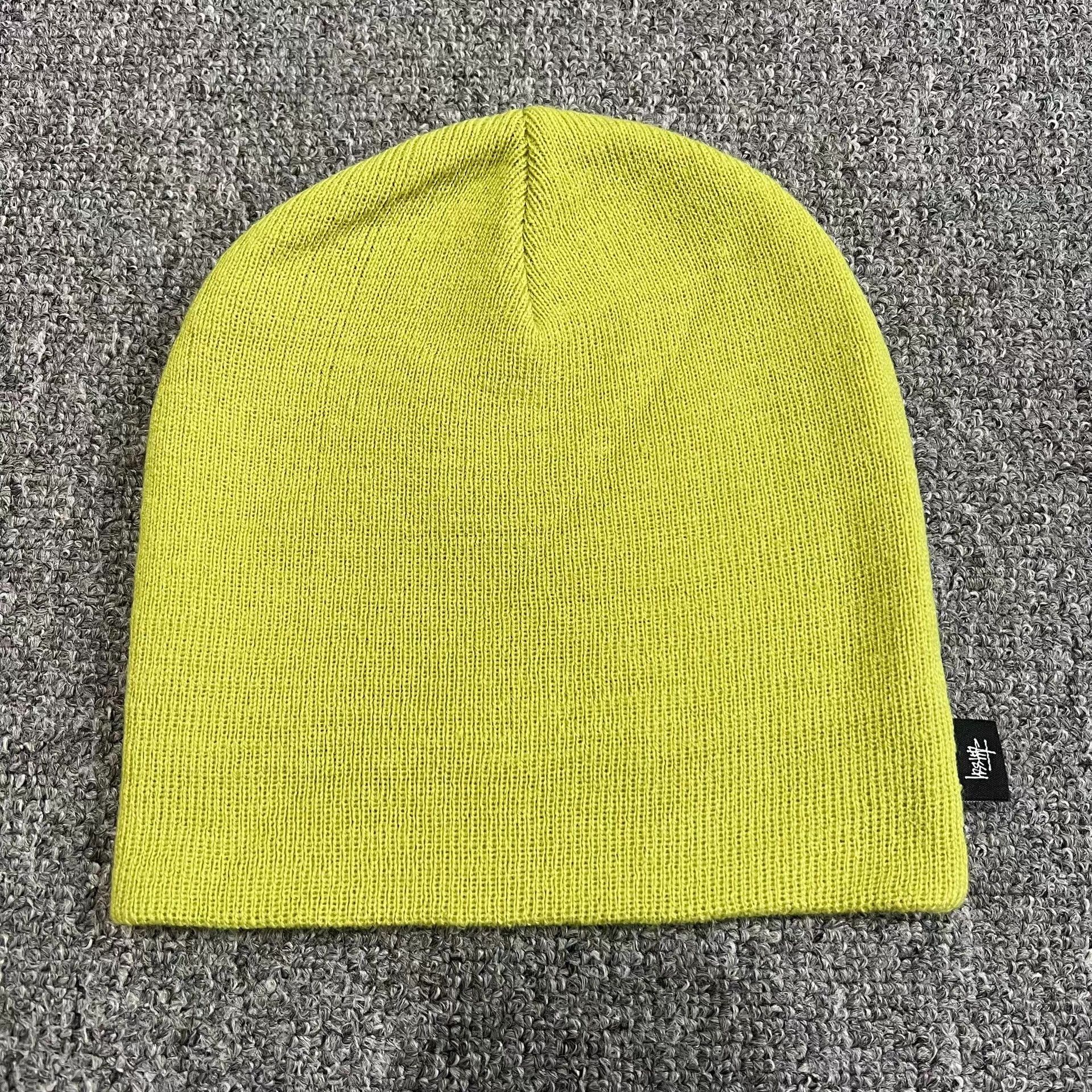 Stussy Stussy classic solid color small flag label knit beanie Q7 Size ONE SIZE - 5 Thumbnail