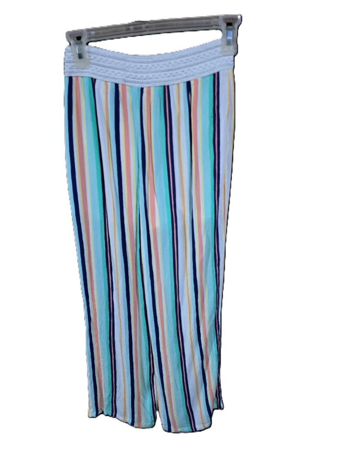 Other Amy Byer Activewear Pants Multicolor Stripes Lined Girls Lrg Size US 26 / EU 42 - 1 Thumbnail