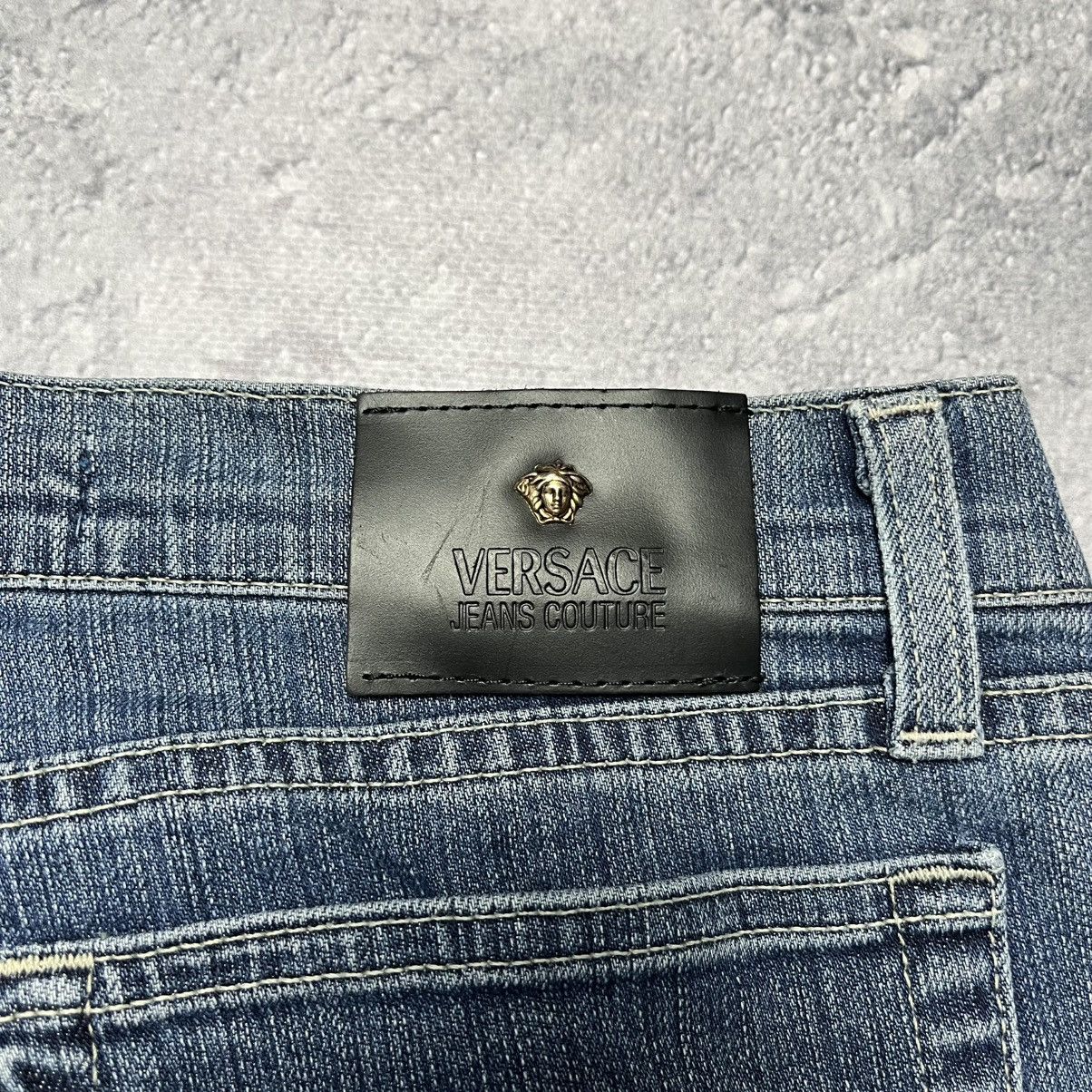 Versace Vintage Versace Jeans Couture Denim Jeans Luxury Designer Size 33" - 13 Thumbnail