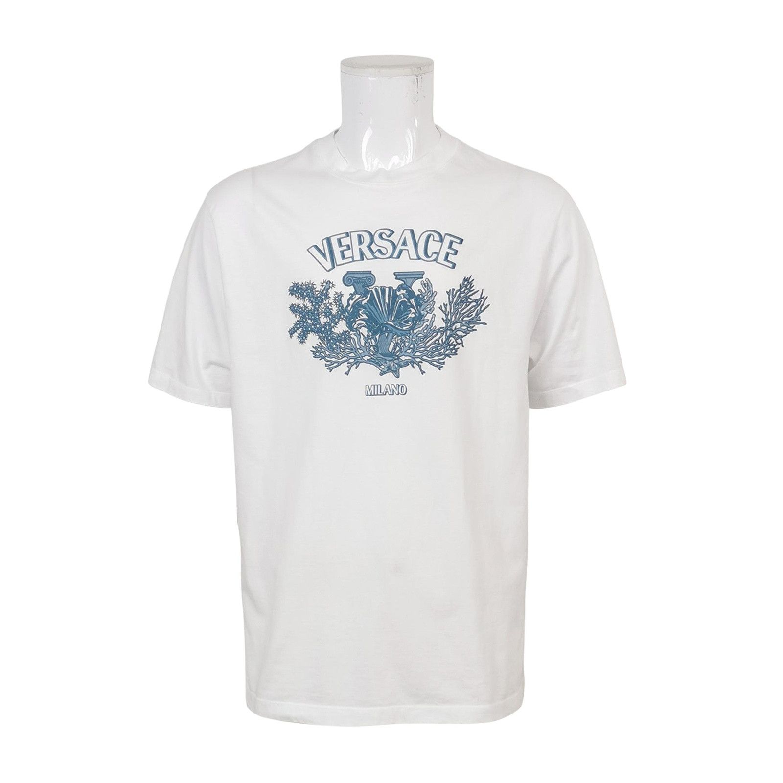 Versace Versace Logo Graphic Cotton T-Shirt XL Size US XL / EU 56 / 4 - 1 Thumbnail
