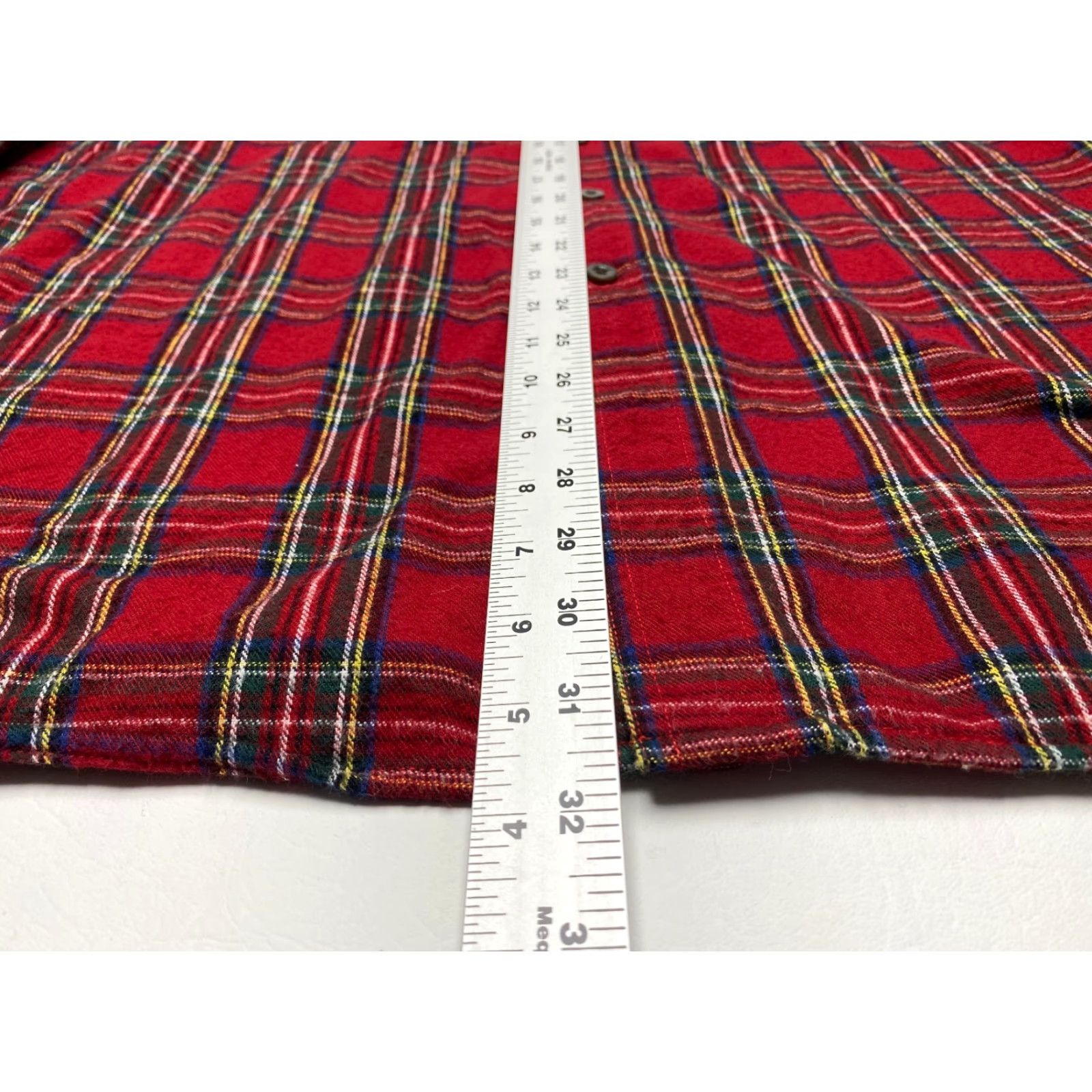 Vintage L.L. Bean Shirt Men’s 2XL Red Plaid Long Sleeve Flannel 100% Cotton 7661 Size US XXL / EU 58 / 5 - 7 Thumbnail