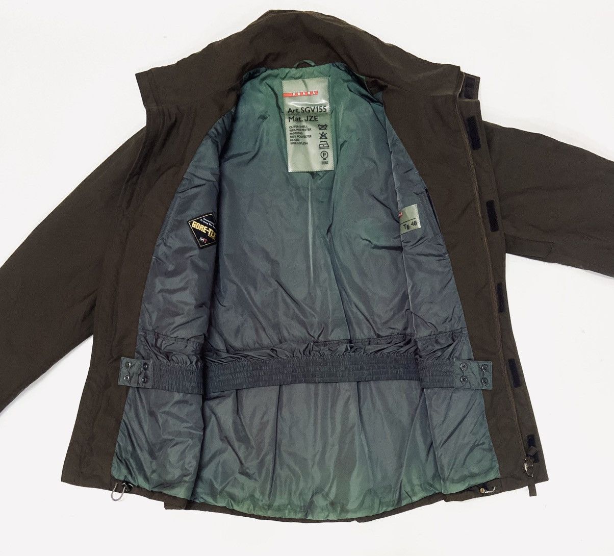 Prada Prada Linea Rossa Black Technical Gore-Tex Jacket Size US M / EU 48-50 / 2 - 6 Thumbnail