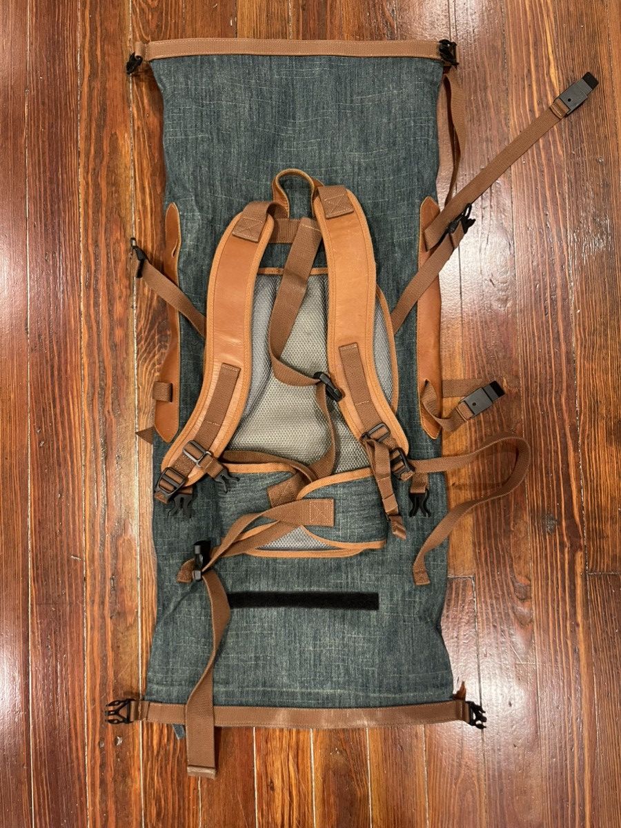 Other 1 of 1 Handmade Denim Convertible Duffle Backpack Roll Top Size ONE SIZE - 3 Thumbnail