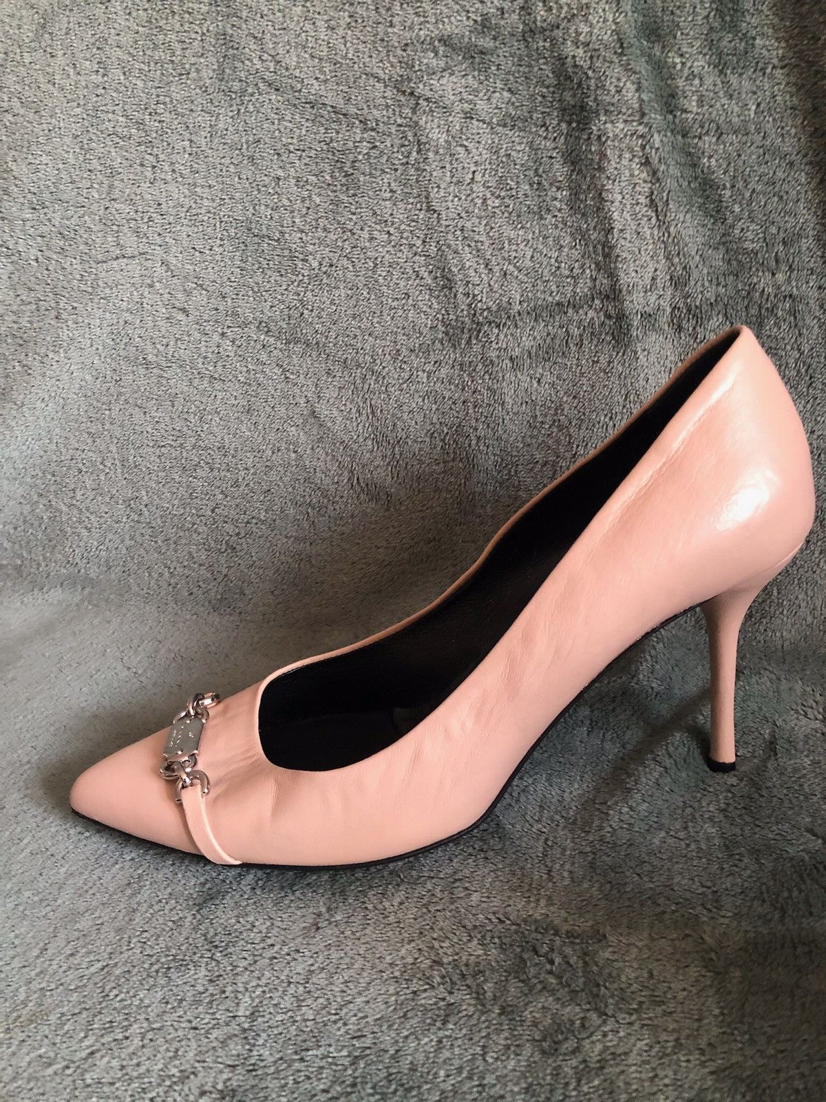 Gucci GUCCI Molaita Beige Leather Heels Pumps EU 37 Size US 7 / IT 37 - 14 Thumbnail