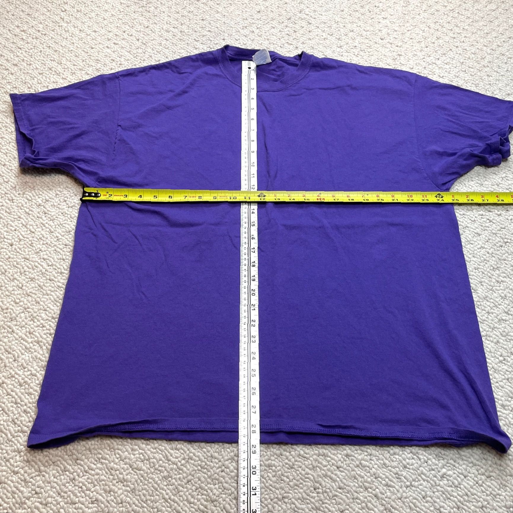 Port & Company Port & Company Core Cotton Shirt Adult 2XL Purple Mens Tee Short Sleeve Top Crew Neck Jersey Logo, 2XL, Regular Fit, T-Shirt, Men Size US XXL / EU 58 / 5 - 5 Thumbnail