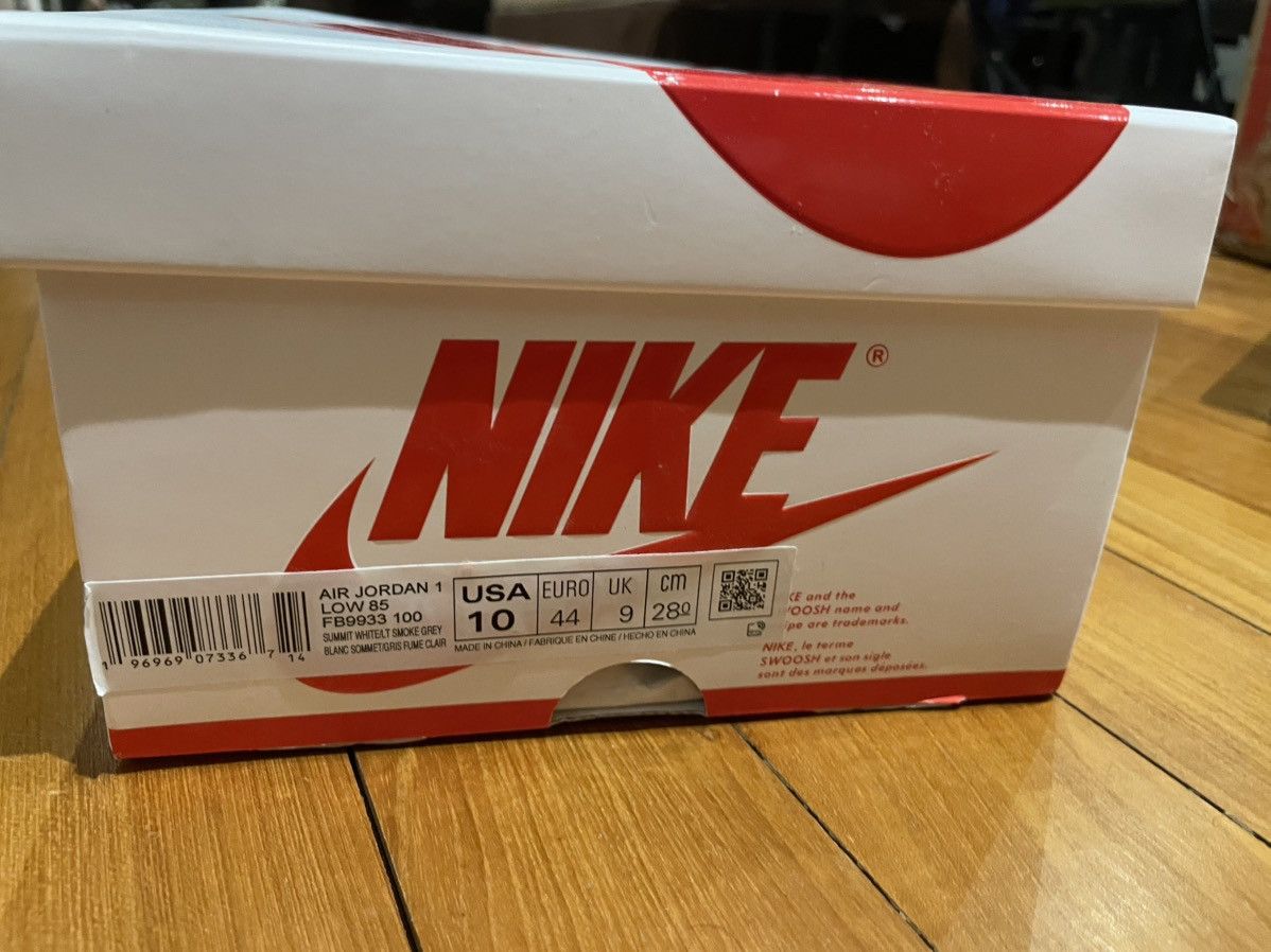 Jordan Brand Air Jordan 1 Low ‘85 white Size US 10 / EU 43 - 9 Thumbnail