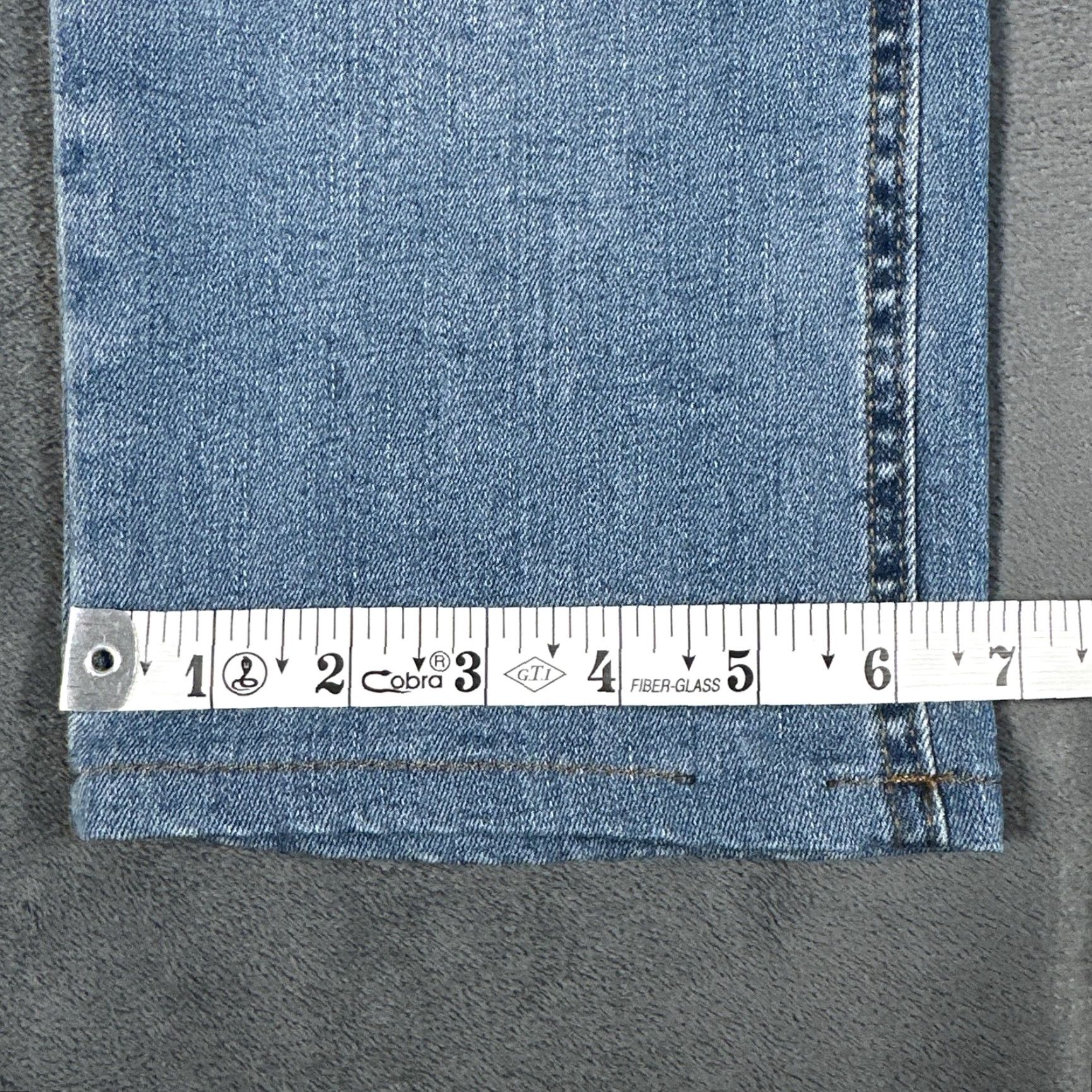 Vintage Barbell Apparel Jeans Mens 33x28 Blue Stretch Denim Tapered Athletic Fit Lot 2 Size US 32 / EU 48 - 4 Thumbnail