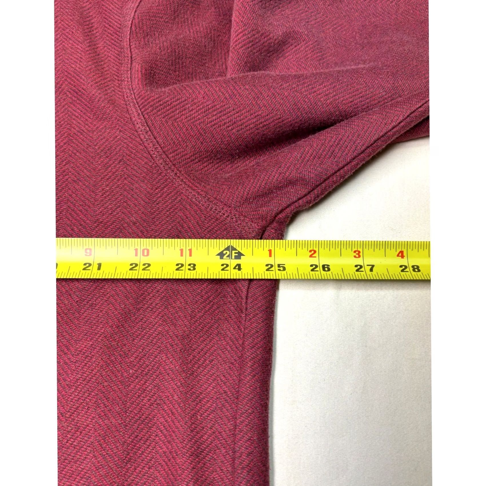 Vintage LL Bean Shirt Button-Up Herringbone Cotton Flannel Red Long Sleeve Mens L Reg Casual Workwear Size US L / EU 52-54 / 3 - 7 Thumbnail