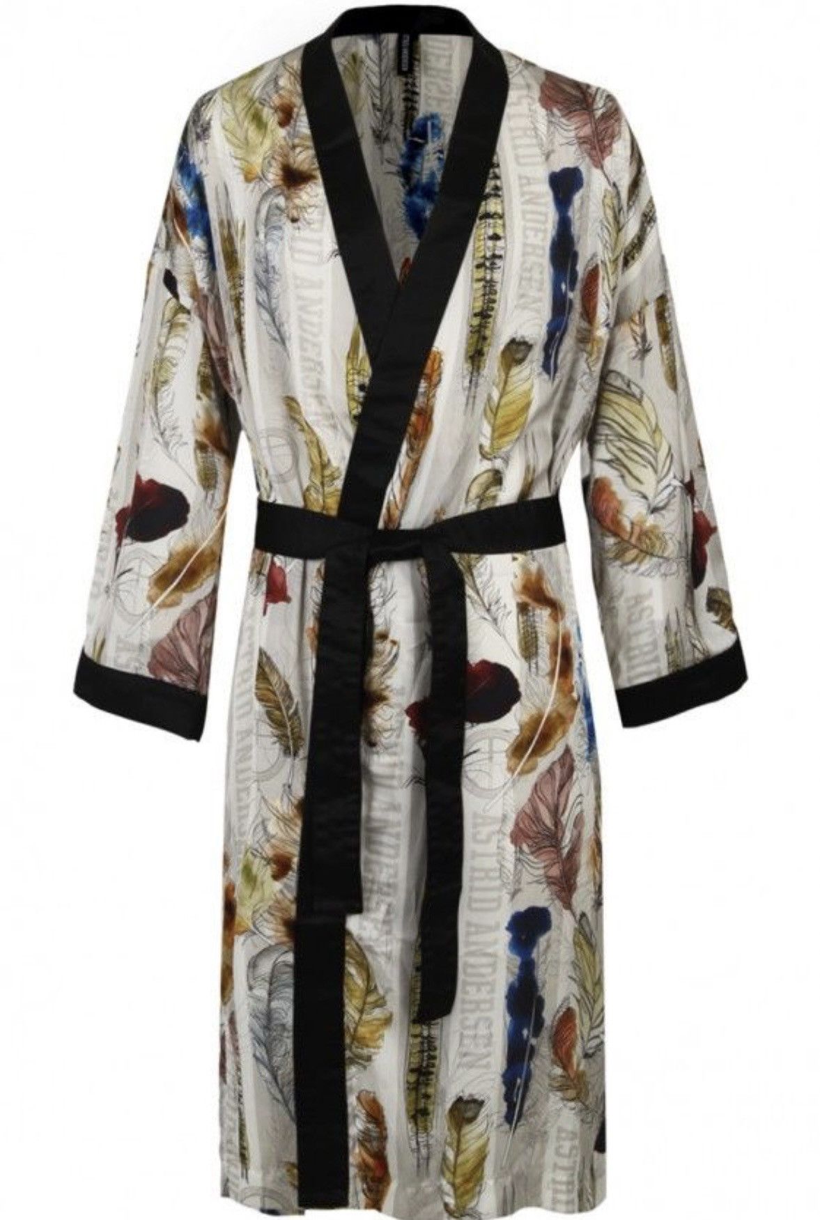 Astrid Andersen ASTRID ANDERSEN feather print long jacket Size US L / EU 52-54 / 3 - 1 Thumbnail