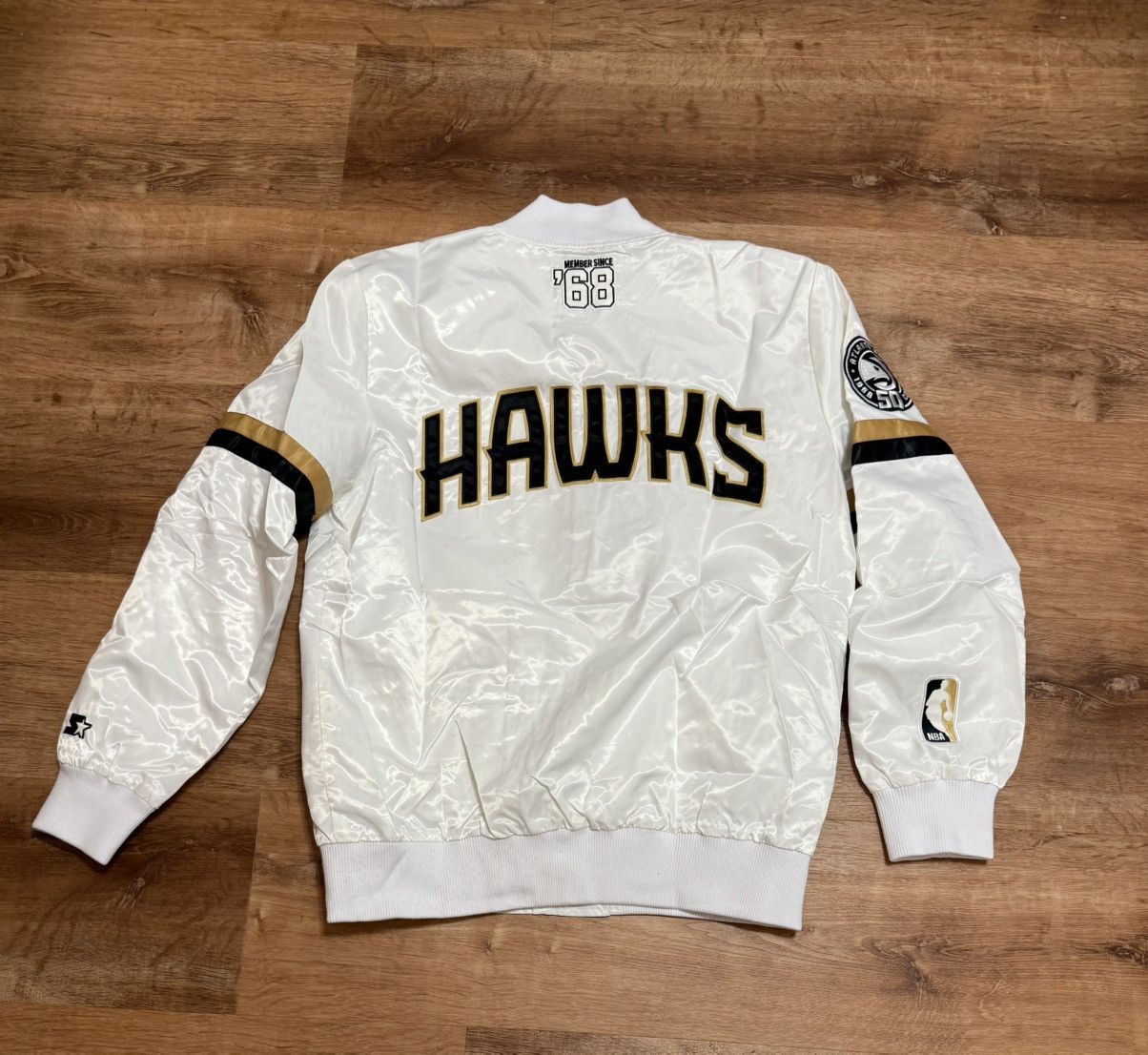 Starter Atlanta Hawks Vintage Starter Jacket Size US L / EU 52-54 / 3 - 5 Thumbnail