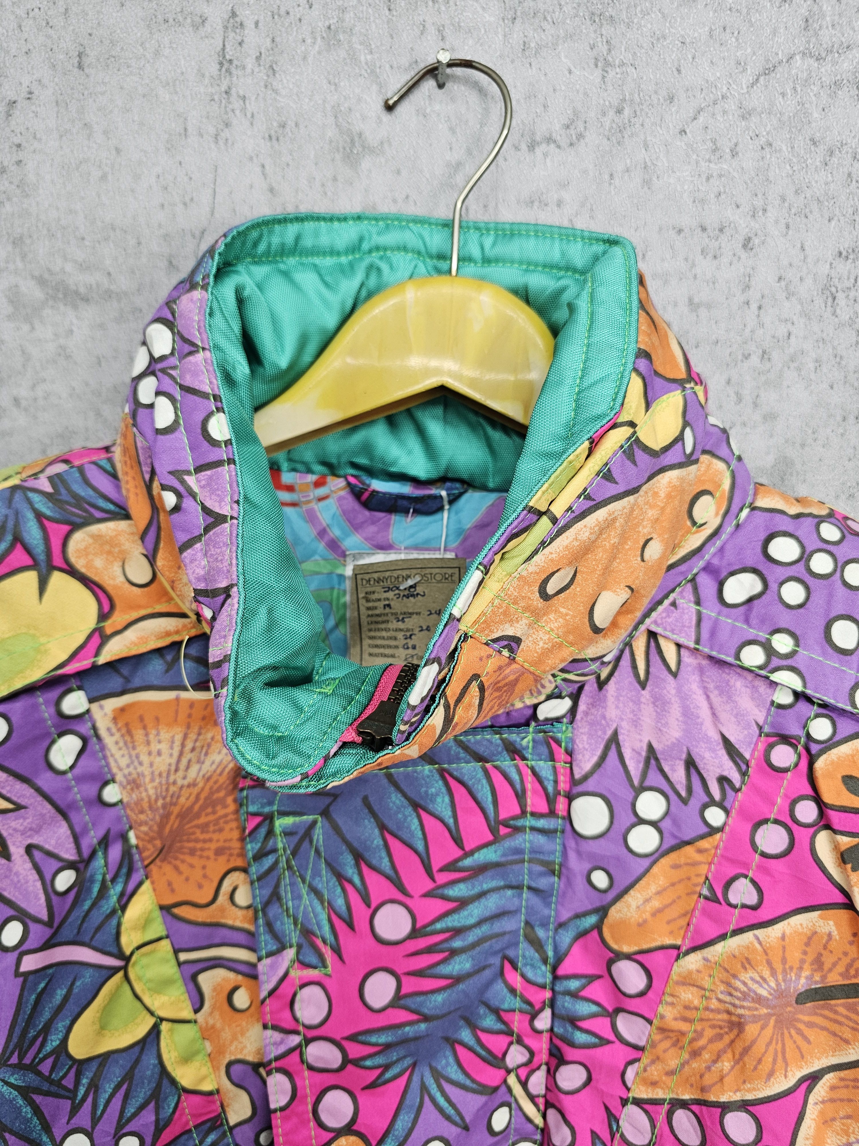 Colmar Vintage Women COLMAR Art Floral Flowers Ski Jacket J0017 Size M / US 6-8 / IT 42-44 - 9 Thumbnail