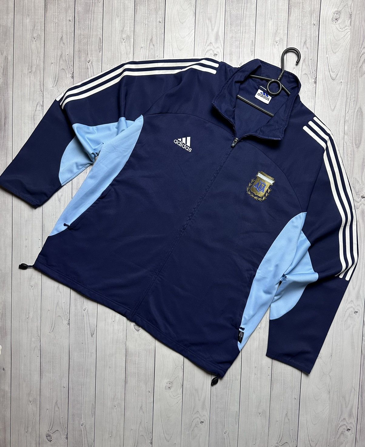 image of Vintage Adidas Argentina Soccer Jacket Size XL in Blue, Men's