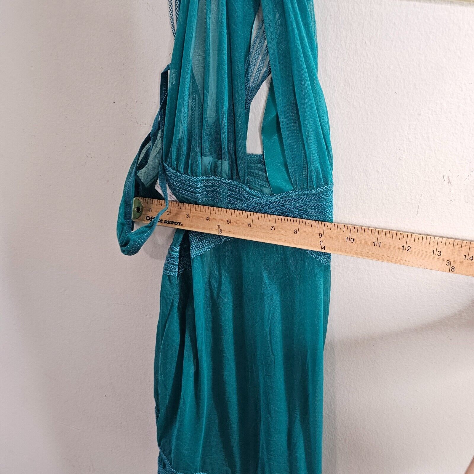 Other NWT Oh La La Cheri Fanfare Aqua Babydoll Nighty & GString OS Size ONE SIZE - 7 Thumbnail