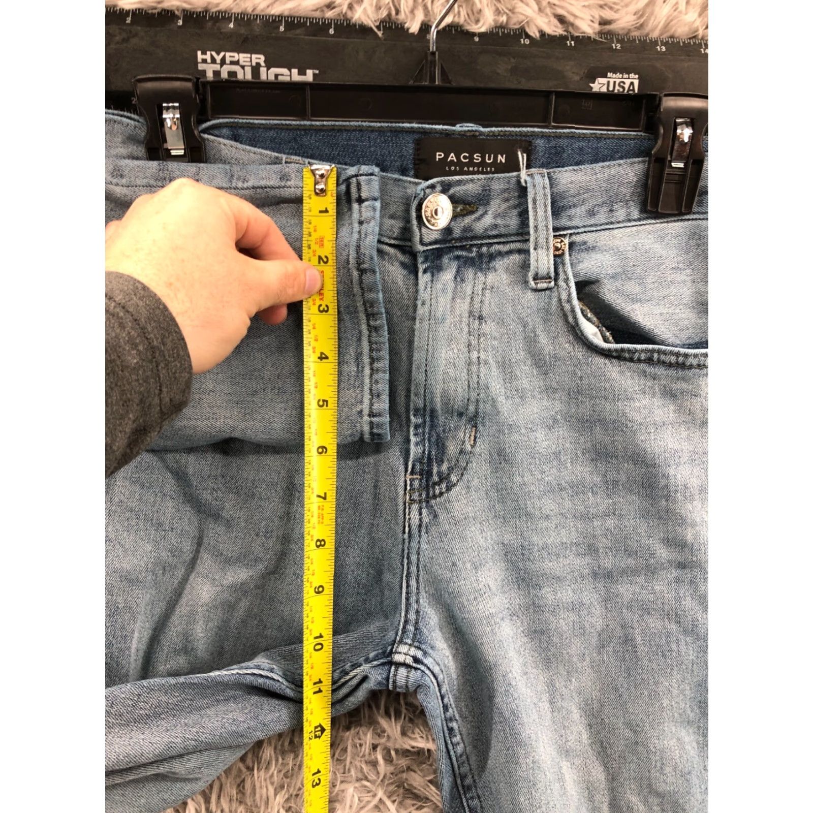 Pacsun PacSun Skinny Jeans Mens Size 32x34 Mid Rise Medium Wash Blue Jeans 5-Pocket Denim Cotton Blend PacSun Brand Regular Fit Sumner? Size US 32 / EU 48 - 4 Thumbnail