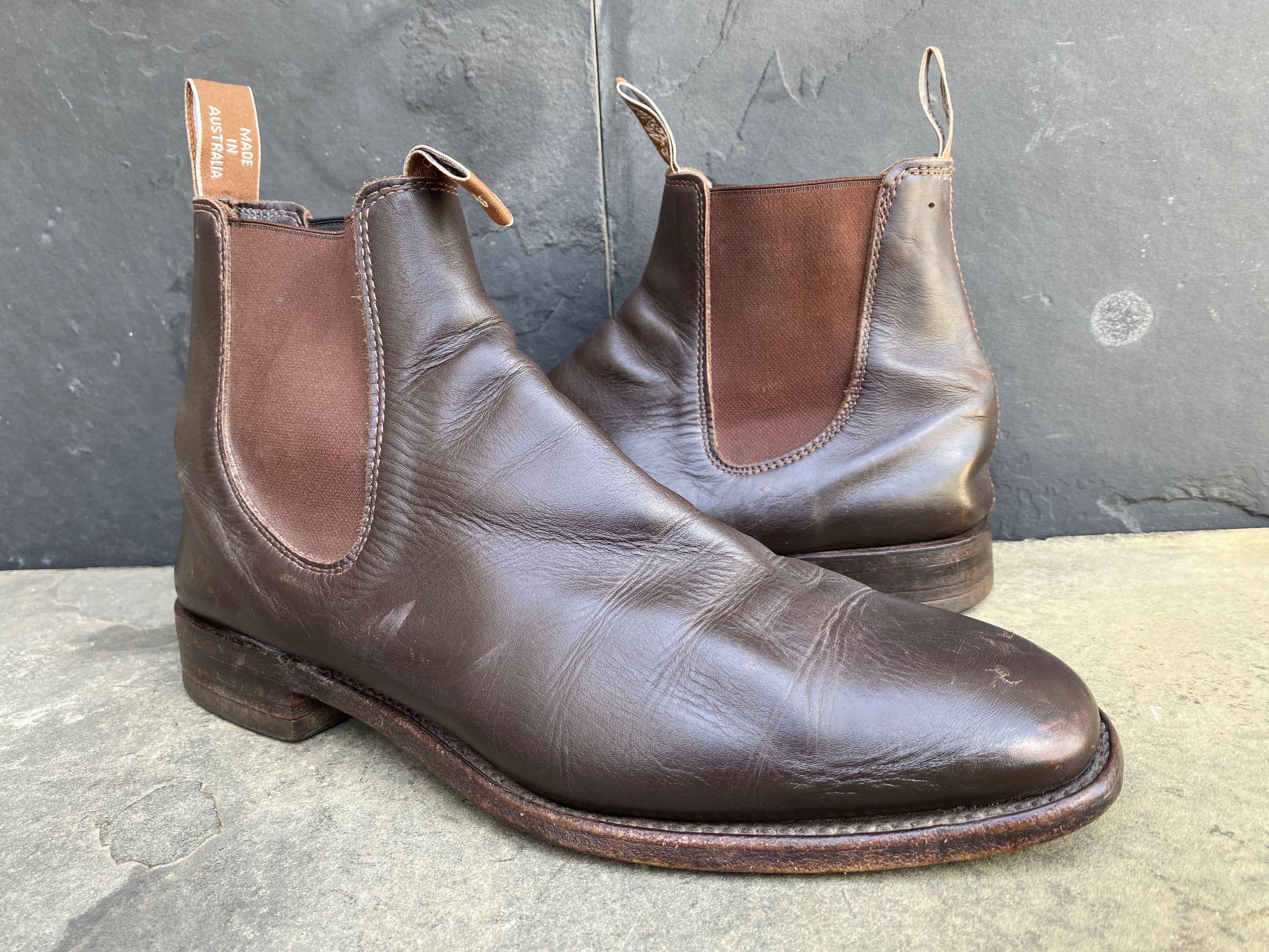 image of R M Williams R.m. Williams Chelsea Craftsman Leather Boots Men's in Brown (Size 11.5)
