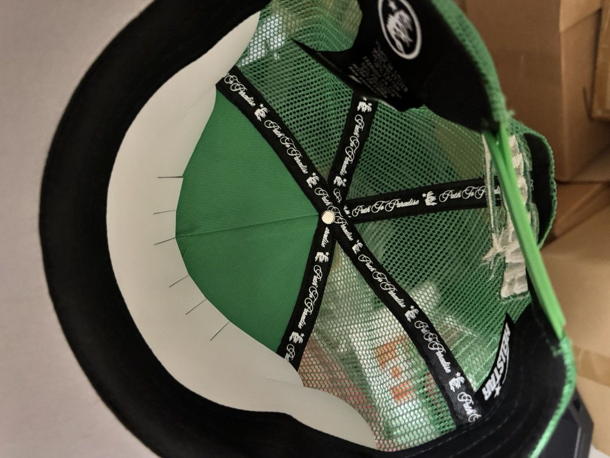 HELLSTAR Hellstar logo green trucker Size ONE SIZE - 7 Thumbnail