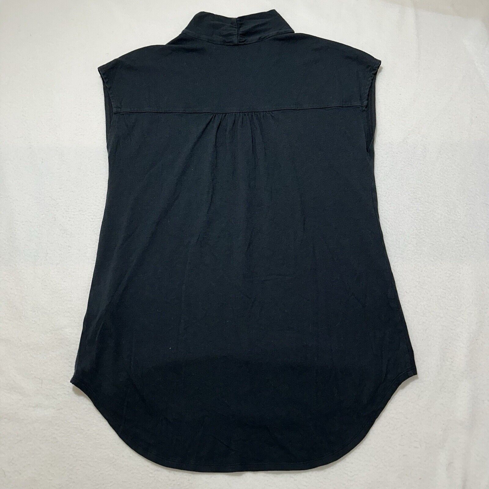 Other Soft Surroundings XS Black VNeck Pullover Blouse Modal Blend Size XS / US 0-2 / IT 36-38 - 9 Thumbnail