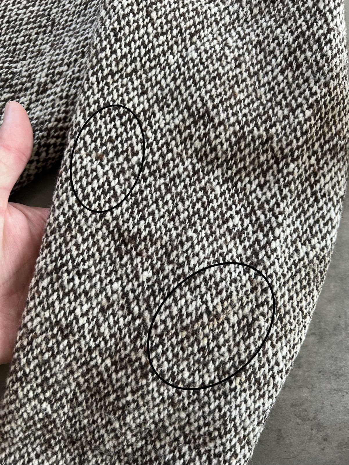 Eleventy Eleventy Men’s Double Breasted Wool Tweed Coat Italy Size 46 Size US M / EU 48-50 / 2 - 16 Thumbnail