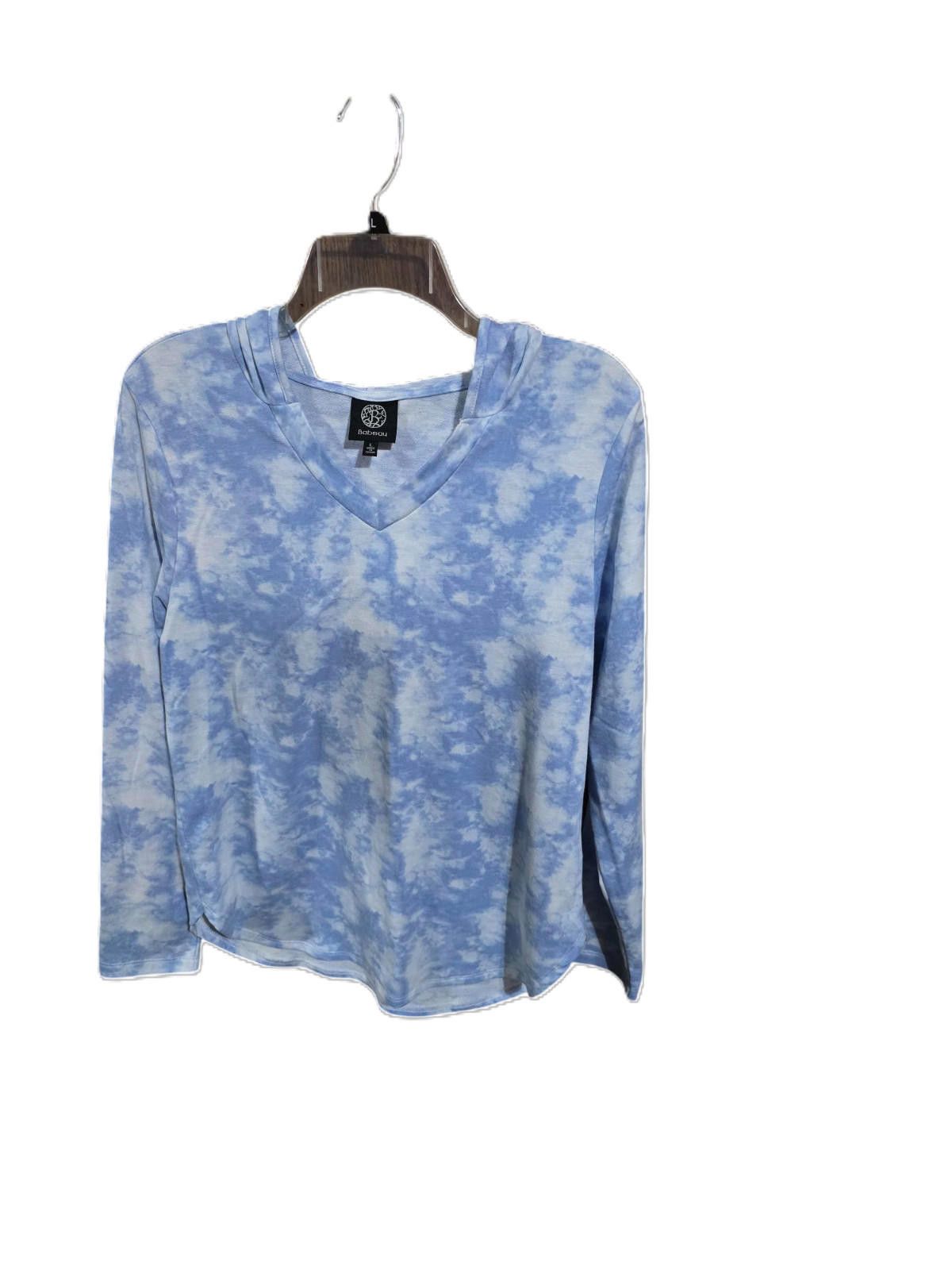 Other Bobeau Blue Tye Dye Loungewear Hooded V-Neck Pockets Size ONE SIZE - 3 Thumbnail