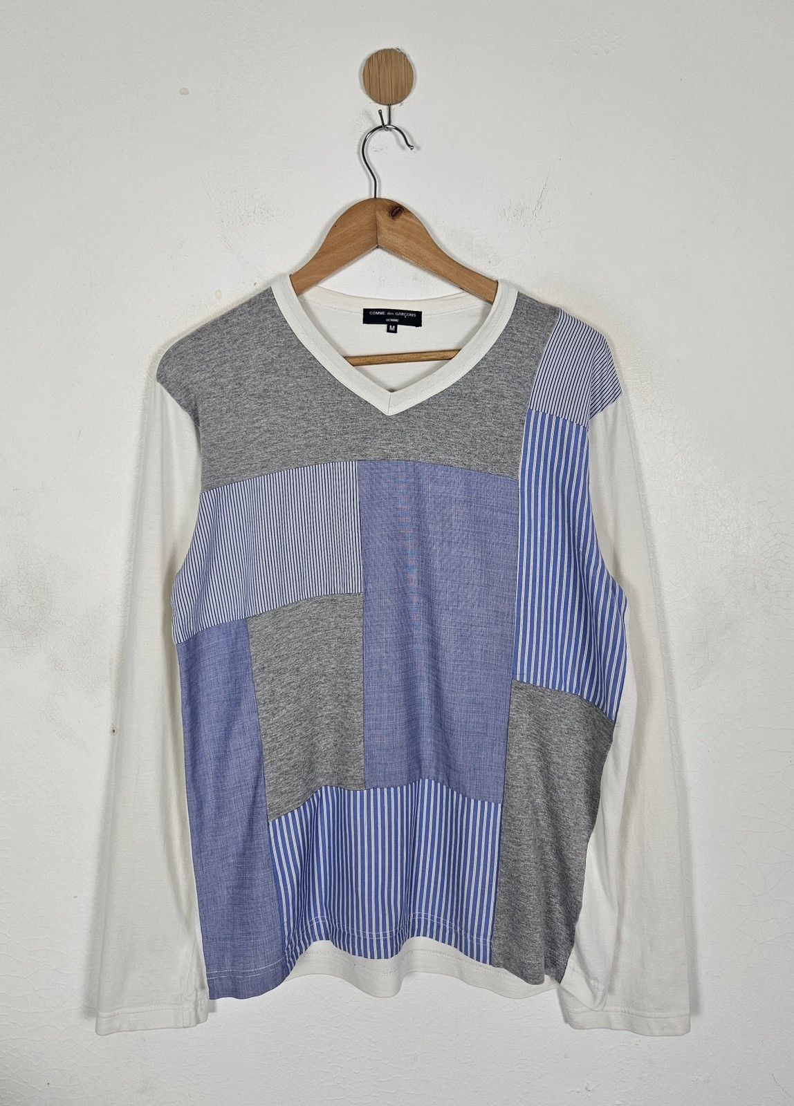 Comme des Garcons Comme des Garcons CDG Homme AD2009 patchwork shirt Size US M / EU 48-50 / 2 - 1 Thumbnail