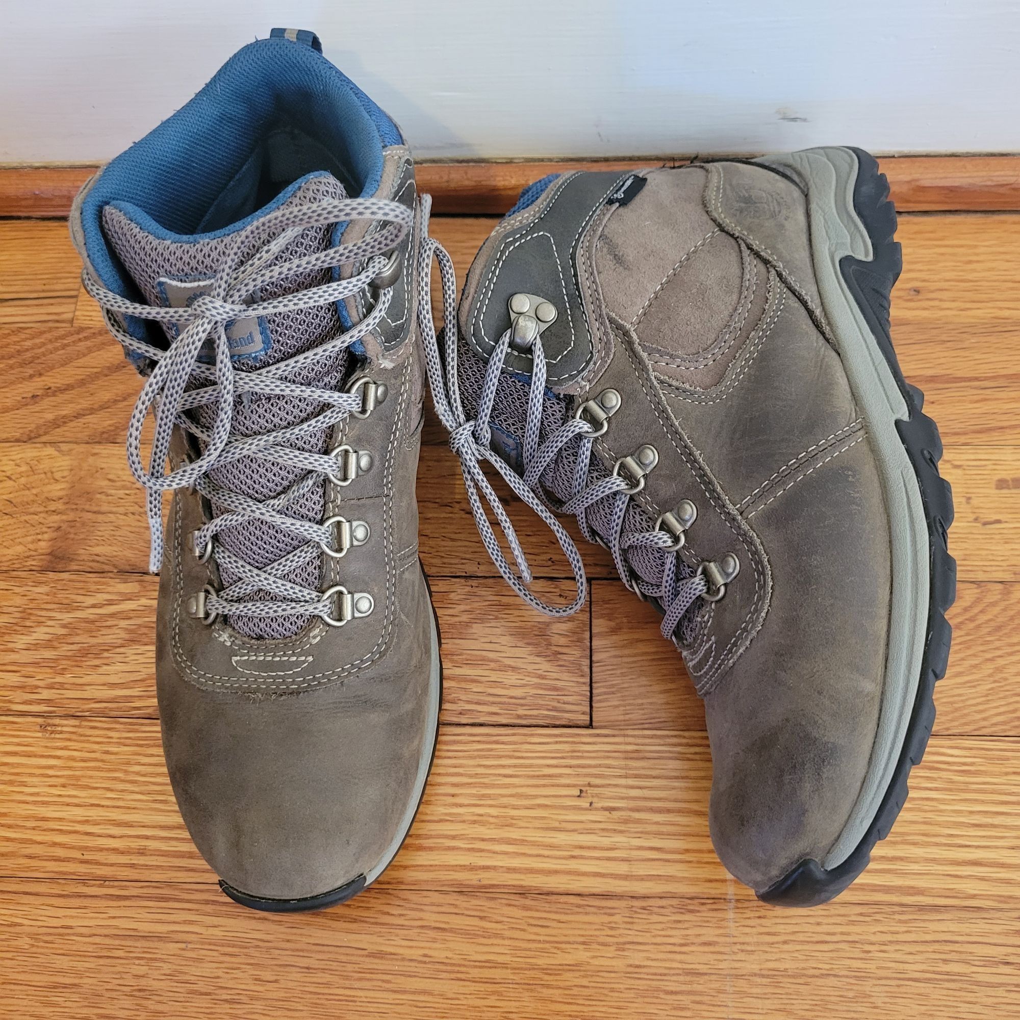 Timberland 9 Brown Leather Hiking Work Boots Mt Maddsen Wate
