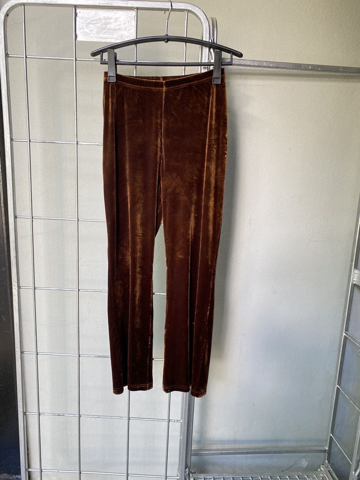 Norma Kamali Norma Kamali copper velvet pants Size 25" / US 0 / IT 36 - 10 Thumbnail