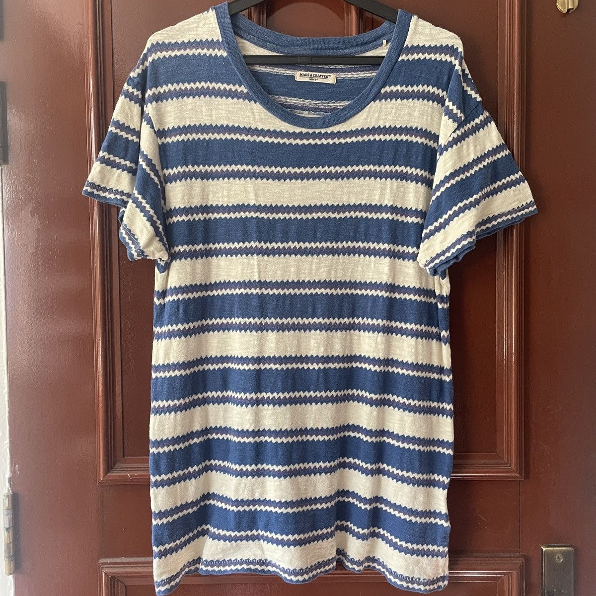 Levi's Made & Crafted Levi’s Made & Crafted Mexican Blanket Stripe Knit Tee | LVC Size US S / EU 44-46 / 1 - 1 Thumbnail