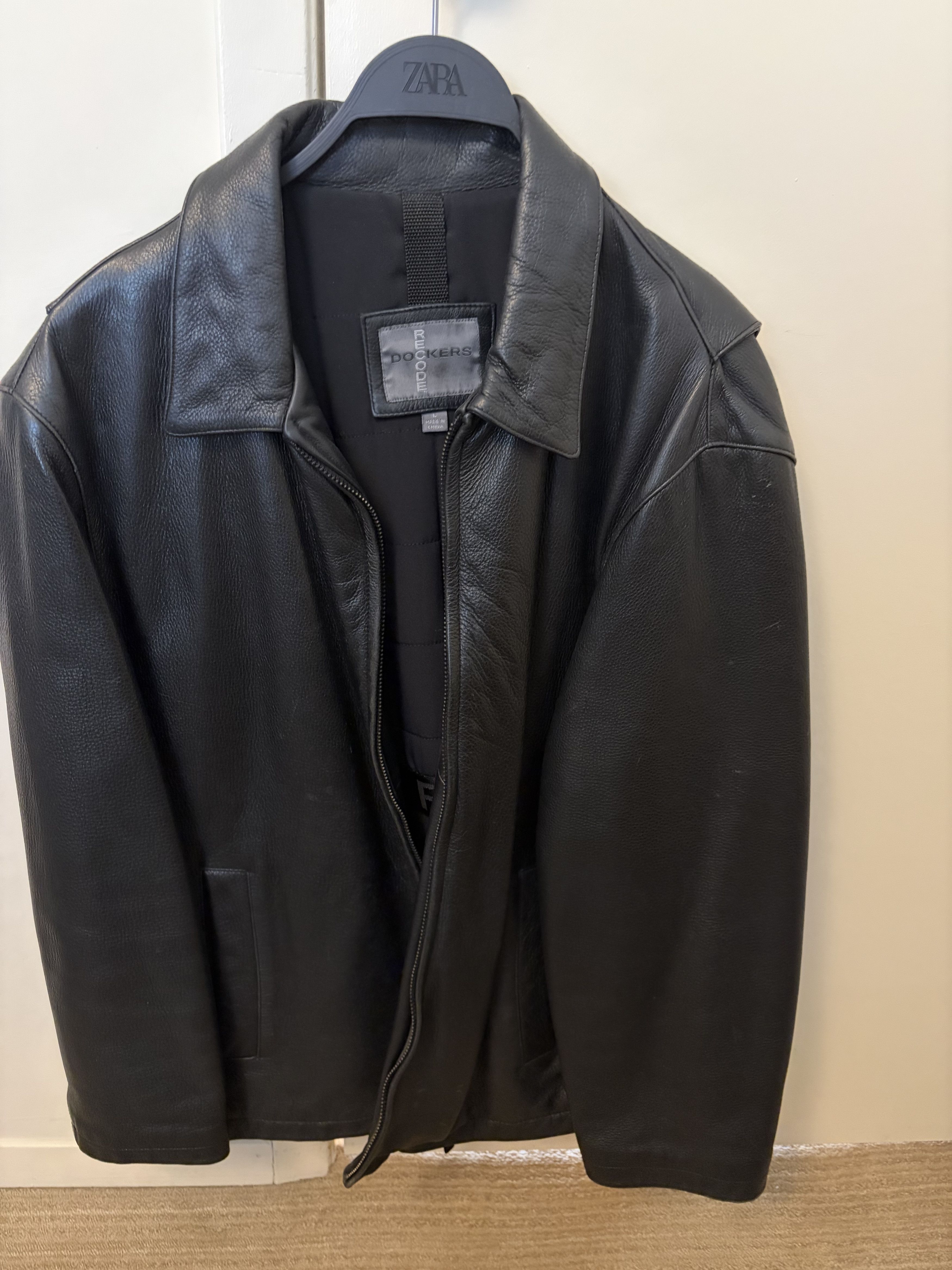 Other Black Leather Jacket (Large) Size US L / EU 52-54 / 3 - 1 Thumbnail