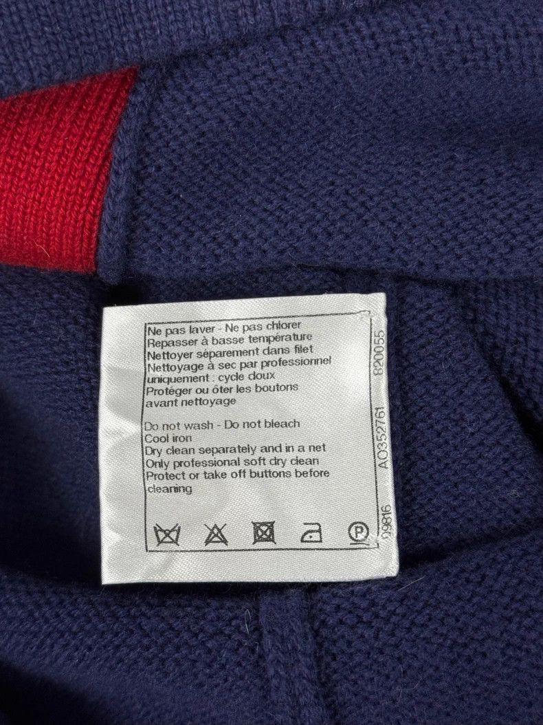 Chanel Chanel Blue and red contrast cashmere knitted cardigan coa Size XS / US 0-2 / IT 36-38 - 6 Thumbnail