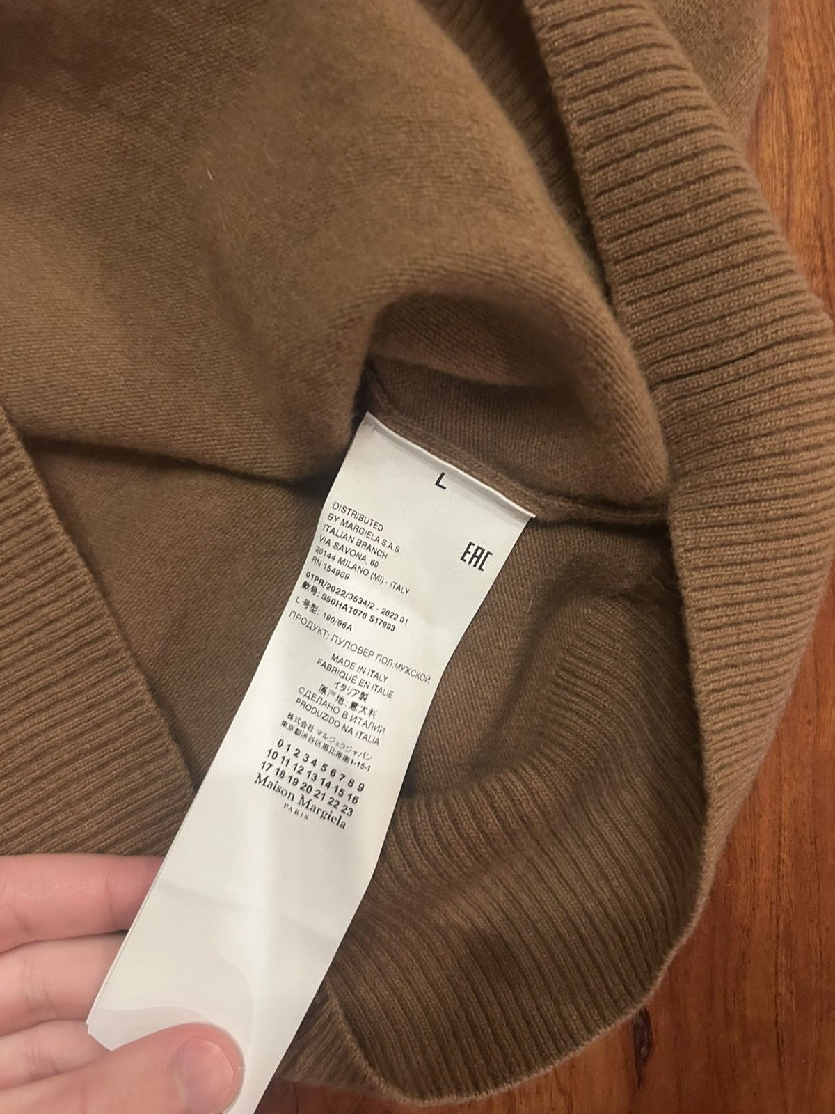 Maison Margiela Margiela oversized sweater Size US L / EU 52-54 / 3 - 3 Thumbnail