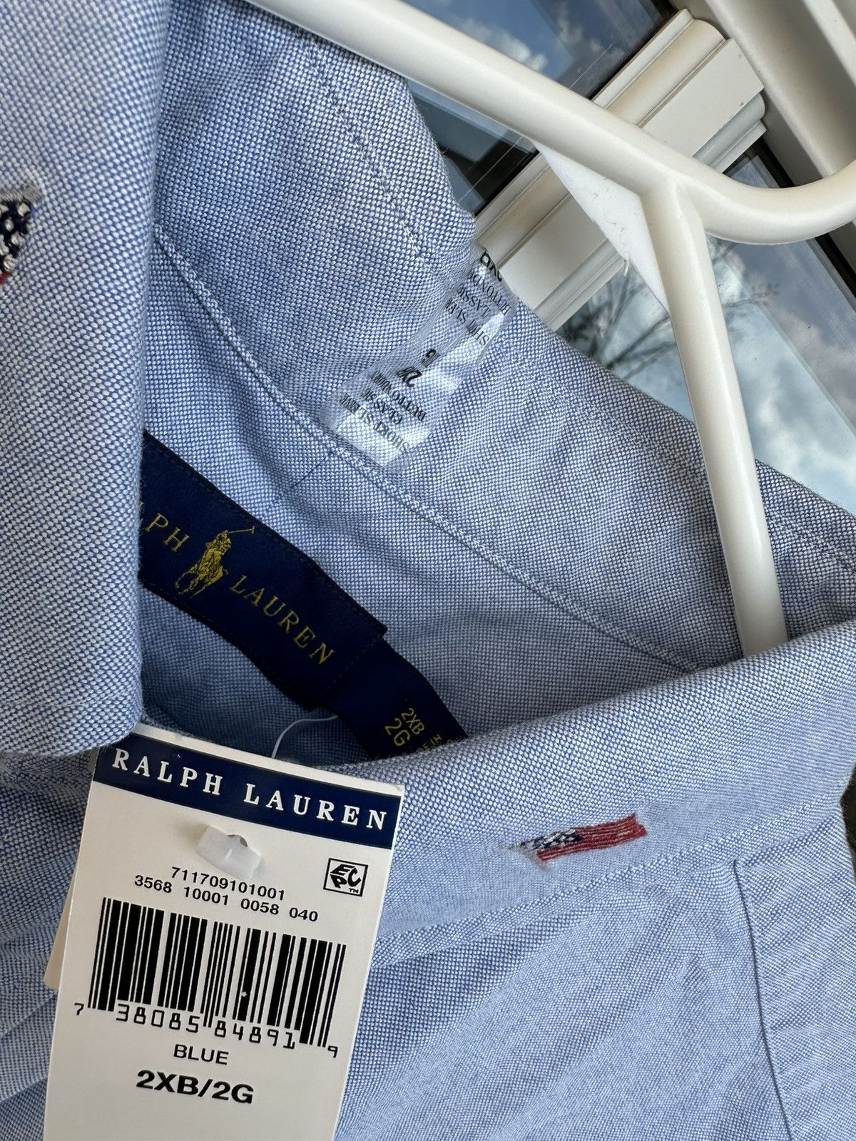 Polo Ralph Lauren × Ralph Lauren Polo Ralph Lauren USA Flag Logo Monogram shirt short sleeve Size US XXL / EU 58 / 5 - 5 Thumbnail