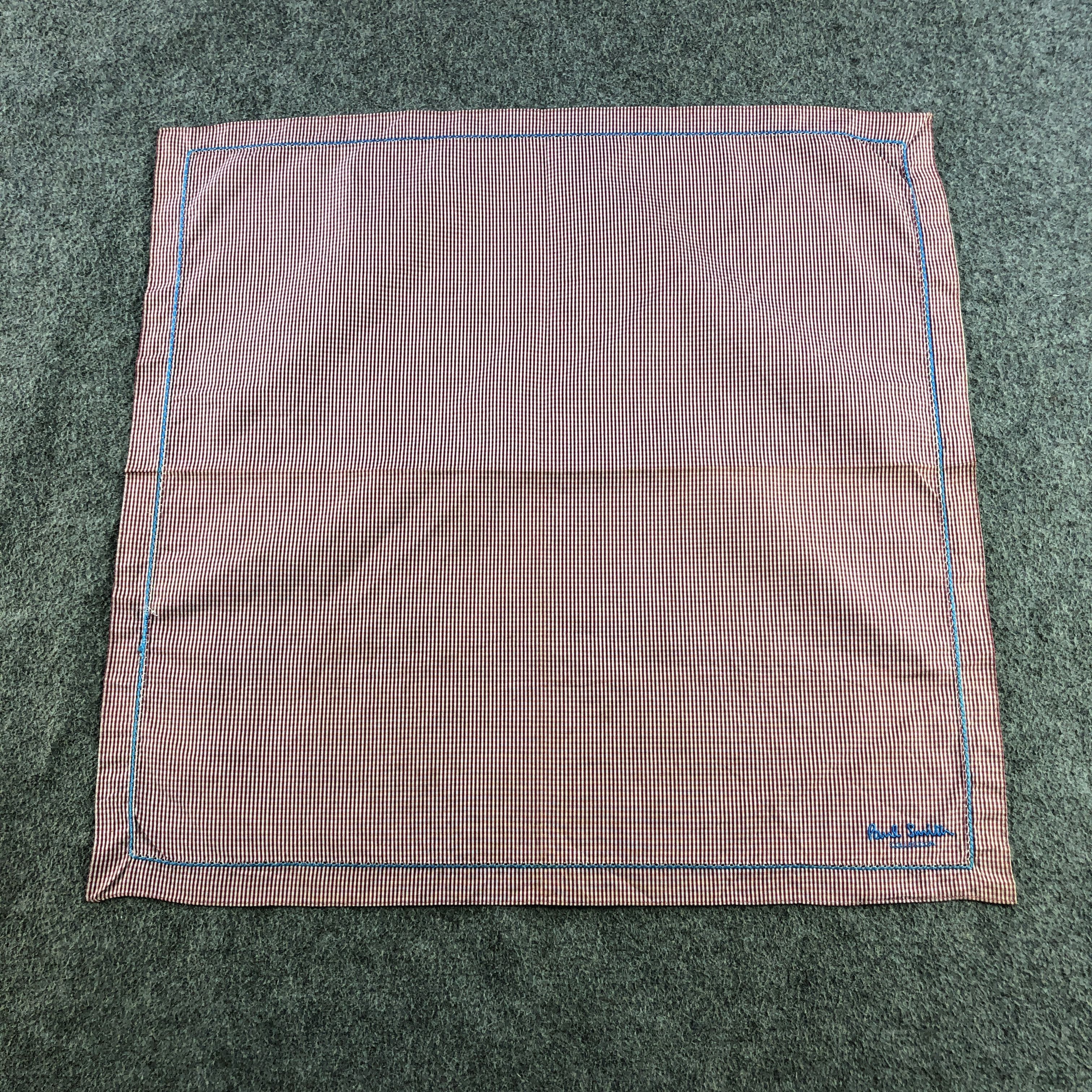 Paul Smith Paul Smith Checkered Handkerchief Neckerchief Bandana H2473 Size ONE SIZE - 2 Thumbnail