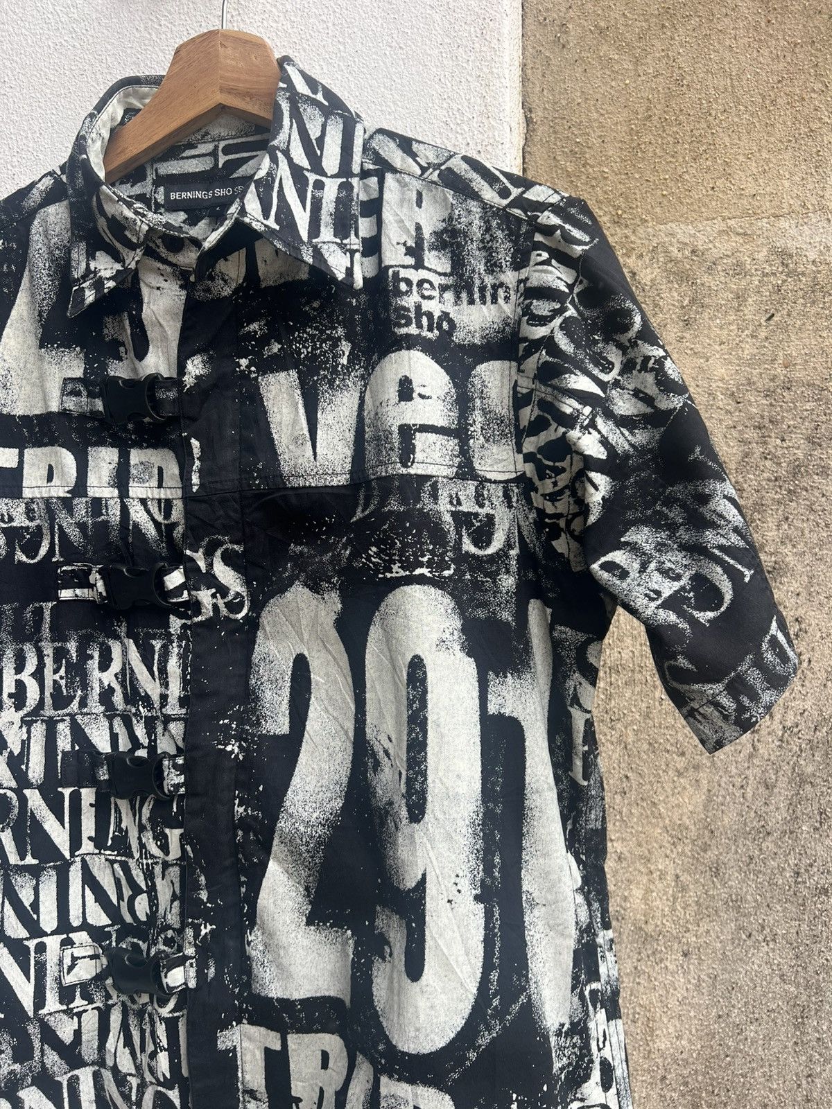 BERNINGS SHO VINTAGE BERNINGS SHO AOP EMO ZIPPER SHIRT Size US L / EU 52-54 / 3 - 6 Thumbnail