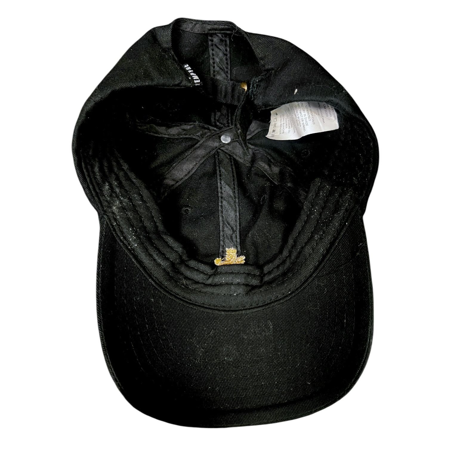 Empyre Empyre Fashion Golden Crest Black Strapback Dad Hat - OSFM Size ONE SIZE - 2 Thumbnail