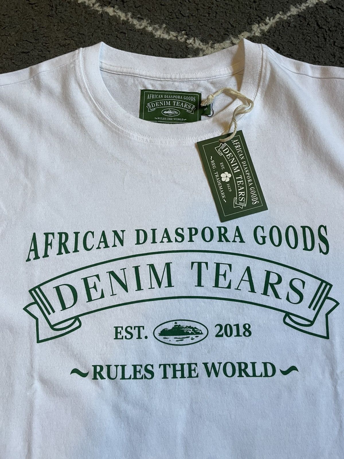 DENIM TEARS Denim Tears Corteiz NYC Tee T Shirt Small Size US S / EU 44-46 / 1 - 2 Thumbnail