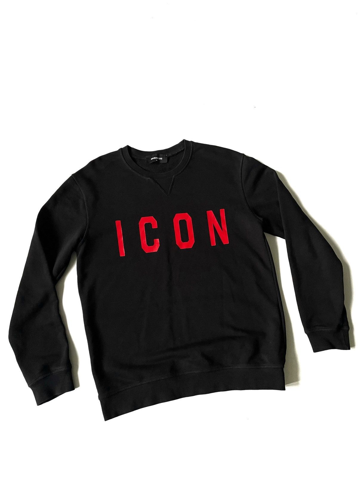 Dsquared2 Dsquared 2 ICON Men Black Sweatshirt Size S-M Made In Italy Size US S / EU 44-46 / 1 - 1 Thumbnail