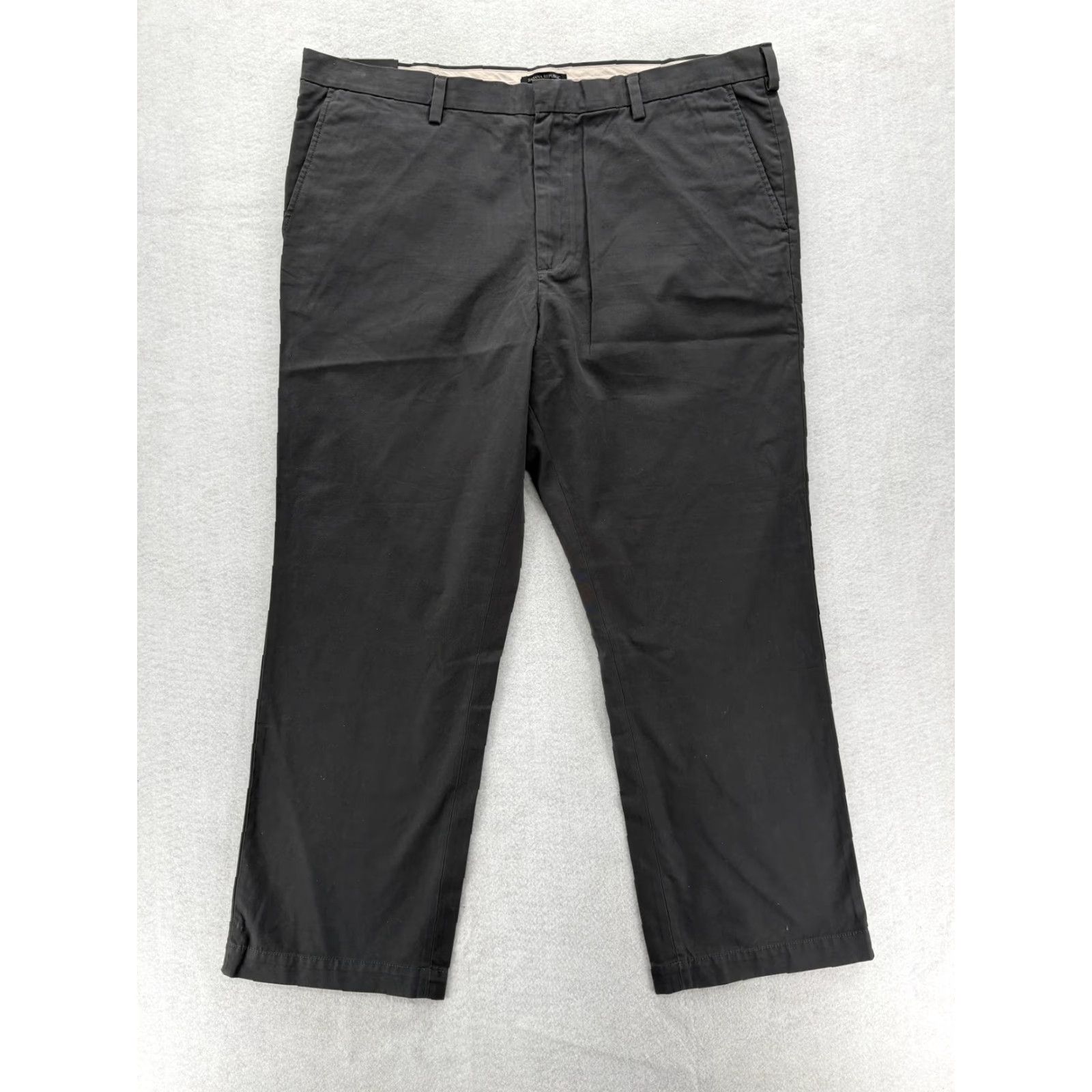Banana Republic Banana Republic Pants Mens 42x32 Gray Aiden Chino Casual Straight Cotton Office Size US 42 / EU 58 - 2 Thumbnail