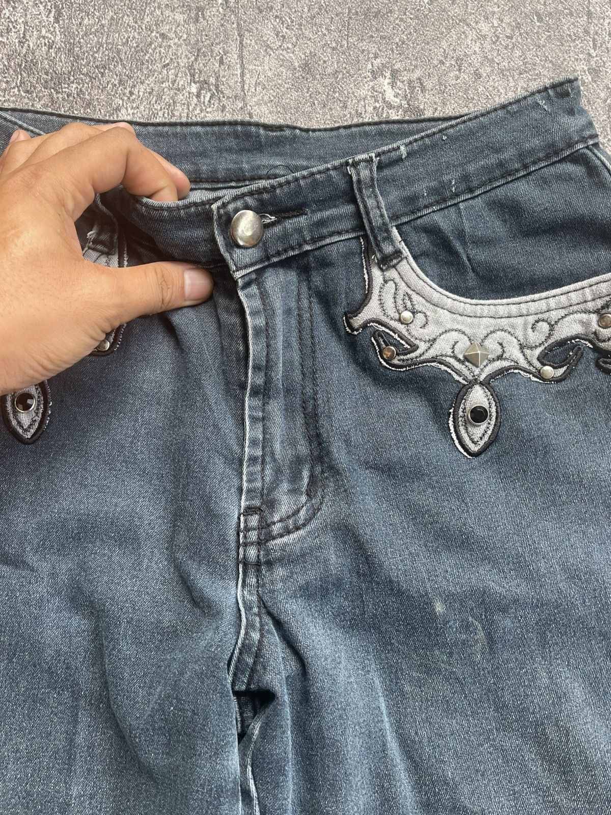 Hysteric Glamour Y2K Sun Rose ifsixwasnine lgb style jeans Size US 28 / EU 44 - 4 Thumbnail