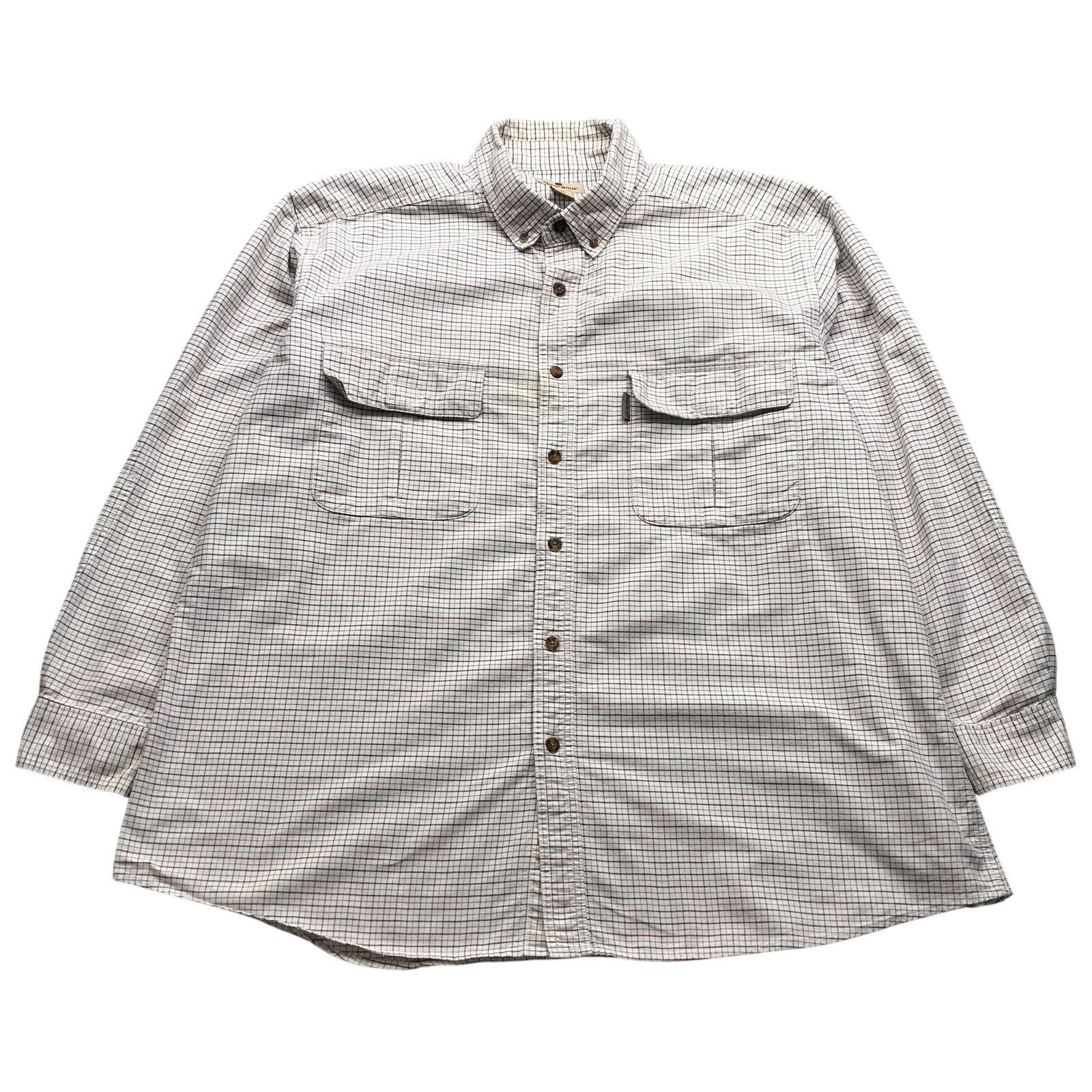Other Woolrich Button Down Shirt Men's 2XL Check White Red Maroon Size US XXL / EU 58 / 5 - 1 Thumbnail