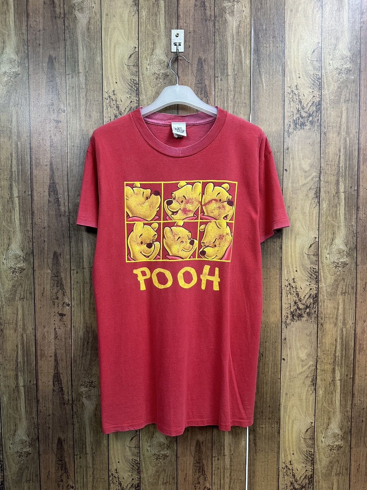 Disney Disney Pooh Sunfaded Vintage Tshirt Made In Usa A559 Size US M / EU 48-50 / 2 - 1 Thumbnail
