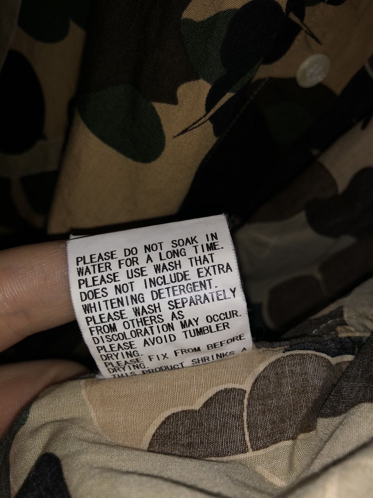 Bape × Kaws 2005 Bape x Kaws Bendy 1st Camo Button Up Shirt Size US L / EU 52-54 / 3 - 10 Thumbnail