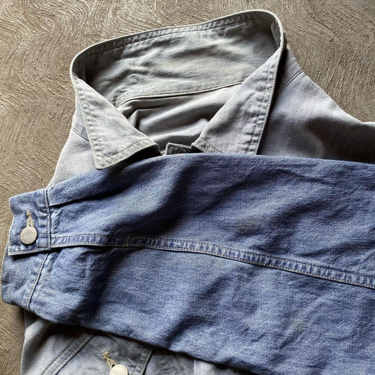 Marithe + Francois Girbaud × Vintage ❌SOLD❌ Vtg Marithe Francois Girbaud Trucker Denim Jacket Size US M / EU 48-50 / 2 - 11 Thumbnail