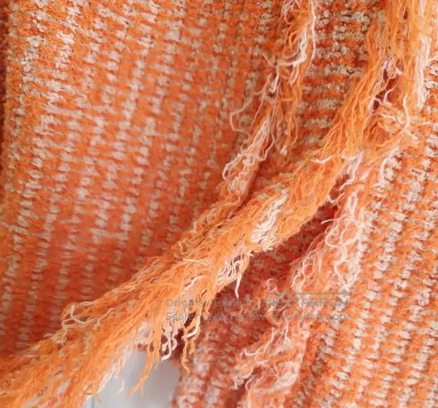 Prada Prada Spring Orange Long Sleeve Cardigan. Size XS / US 0-2 / IT 36-38 - 3 Thumbnail