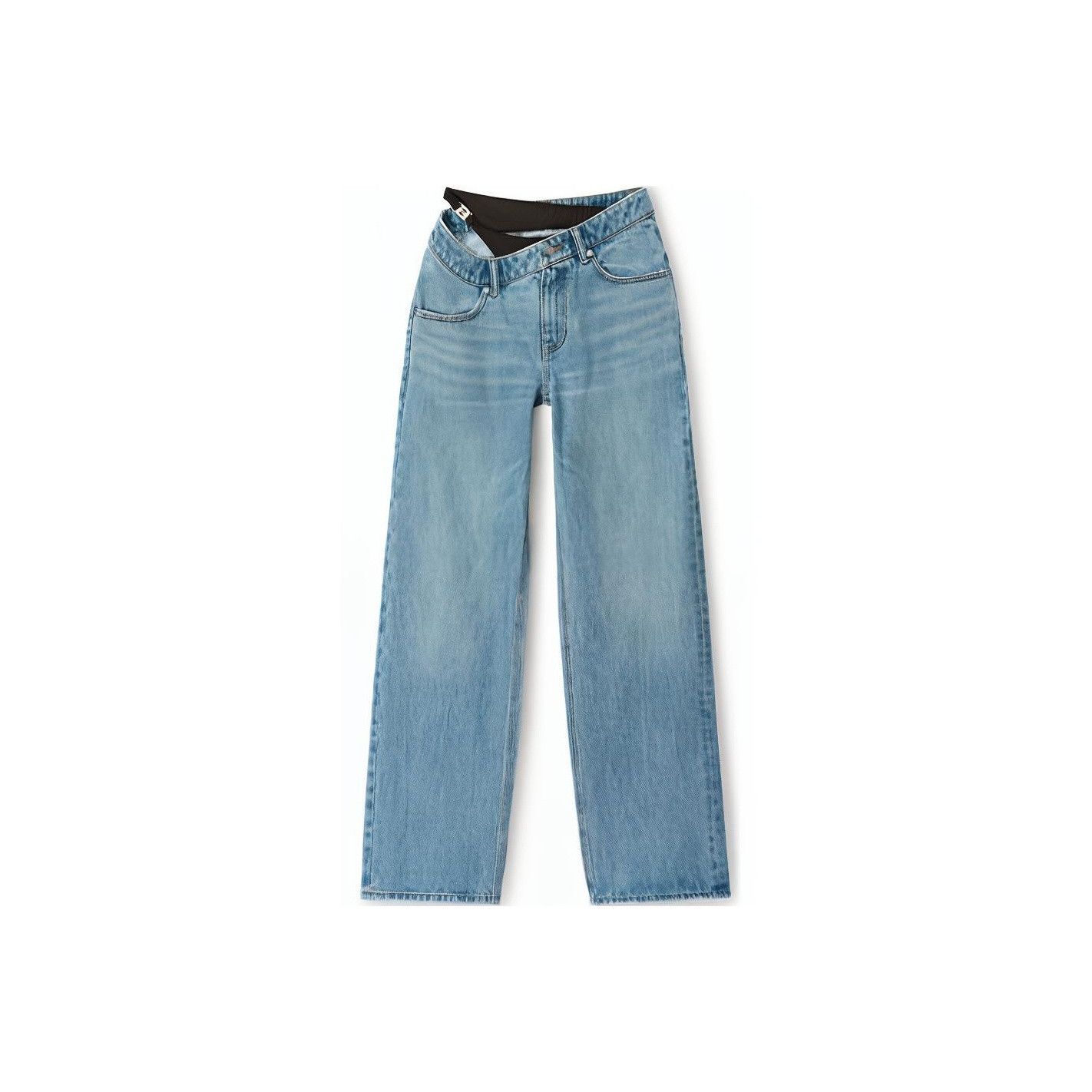 Alexander Wang Alexander Wang Asymmetrical Waistband Jeans Size 25 Size 25" / US 0 / IT 36 - 1 Thumbnail