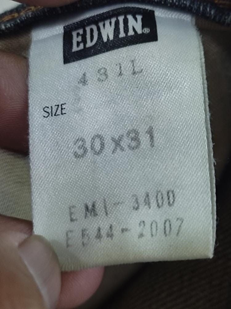 Edwin × Japanese Brand × Vintage EDWIN WHITE TAB MADE IN JAPAN FLARED NICE FADED Size US 33 - 9 Thumbnail