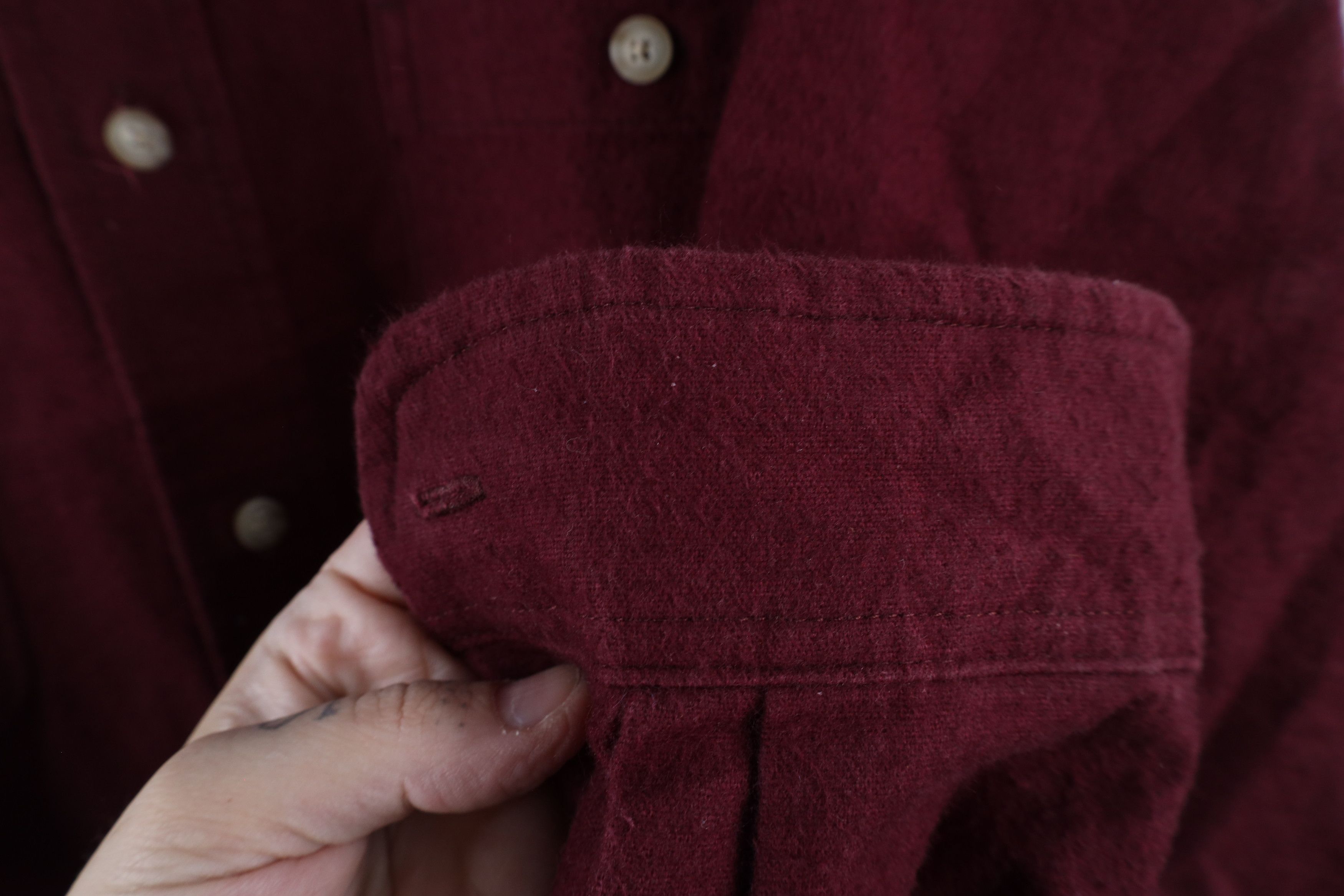 Eddie Bauer × Vintage Vintage 90s Eddie Bauer Chamois Cloth Collared Button Shirt Size US M / EU 48-50 / 2 - 6 Thumbnail
