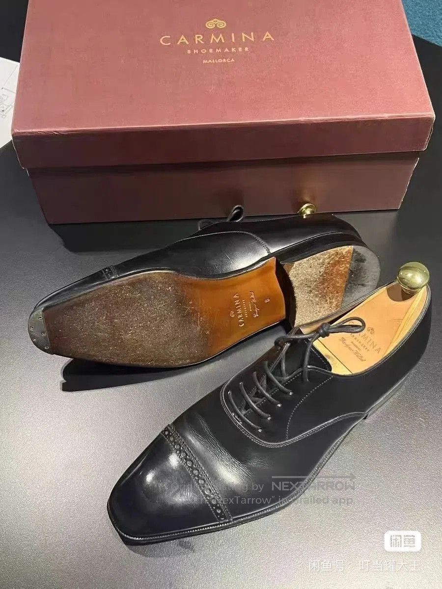 Carmina Carmina Black Oxford Shoes. Size US 10 / EU 43 - 3 Thumbnail