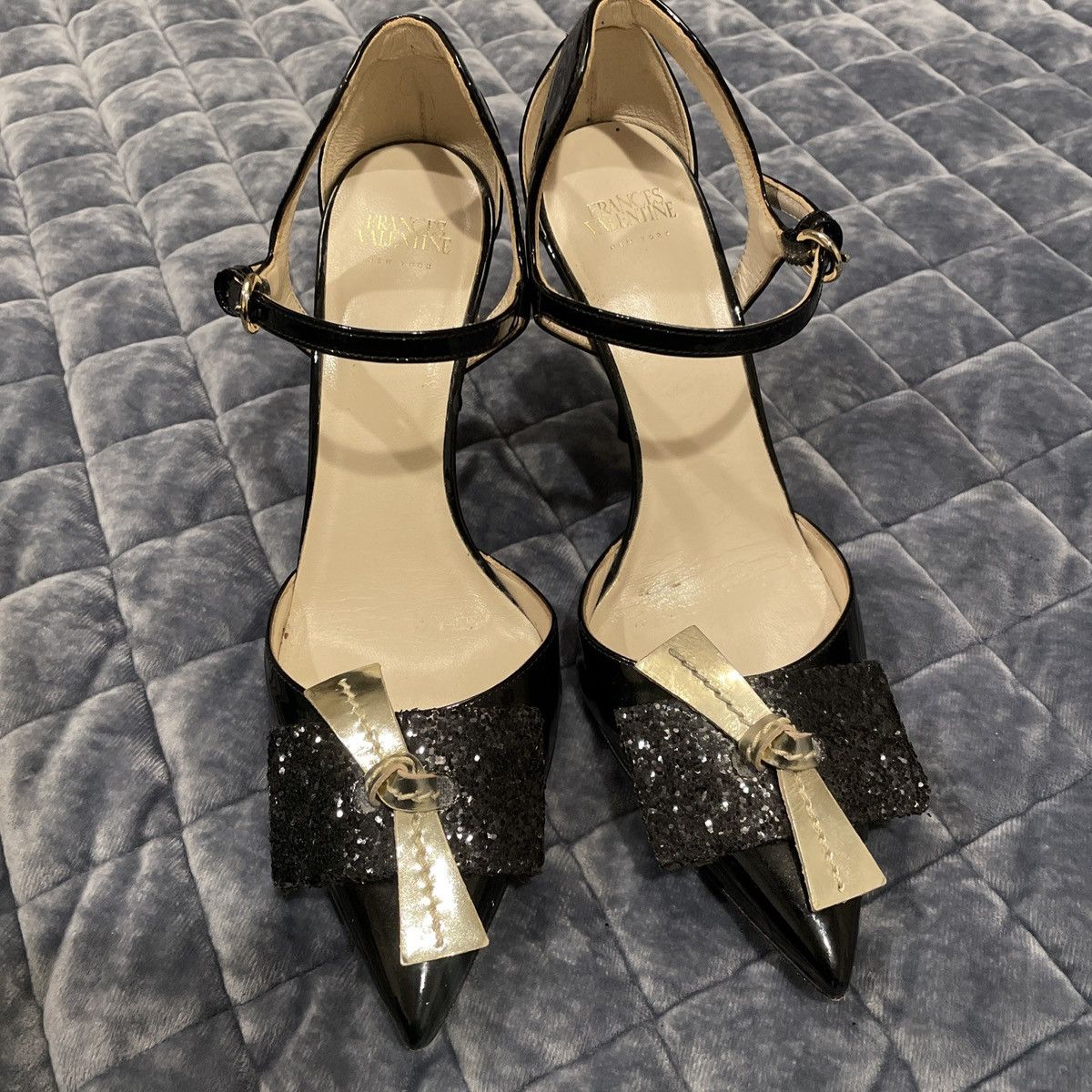 Other Frances Valentine Patent LeatherAbstract D’Orsay Pumps Size US 6 / IT 36 - 1 Thumbnail