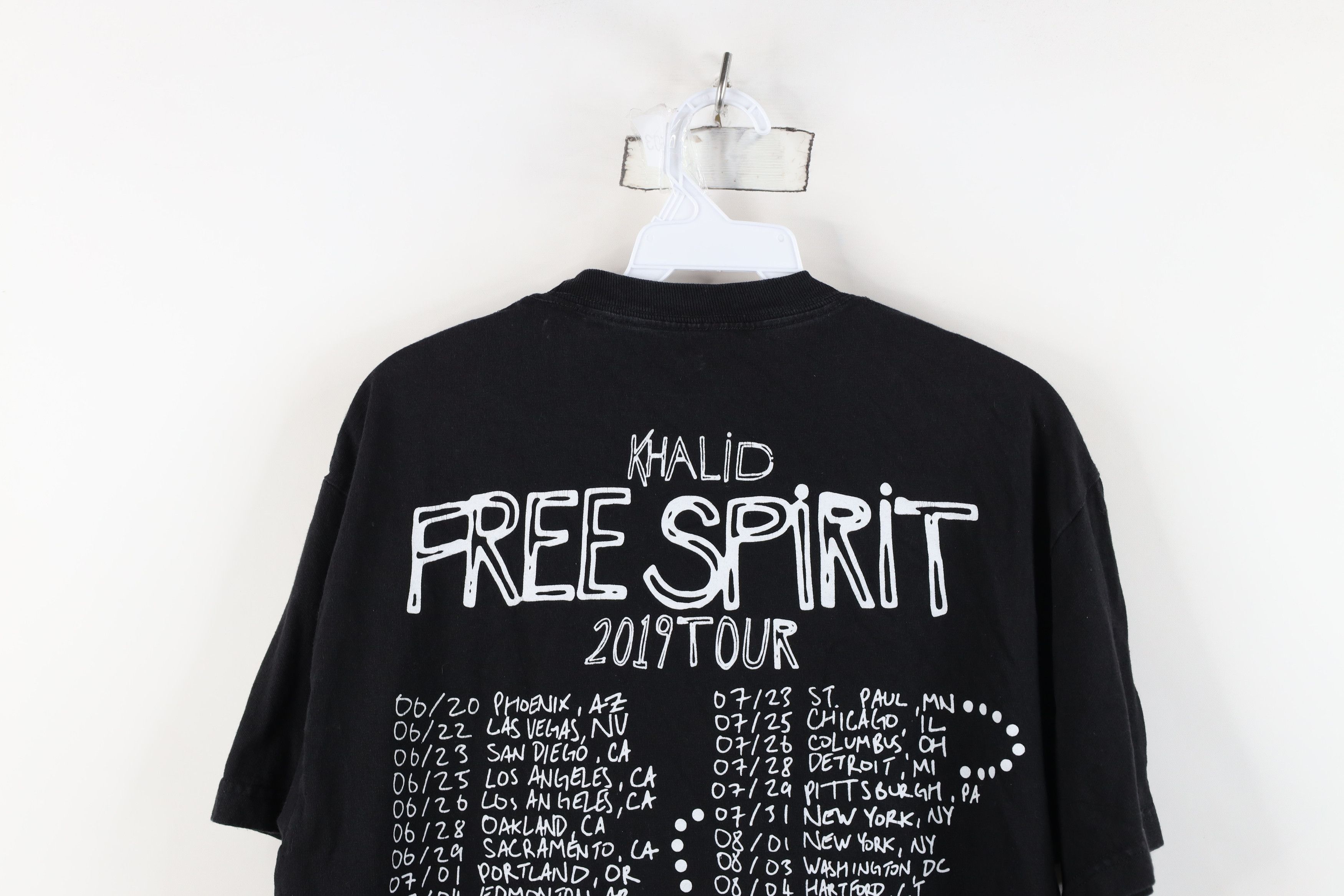 Vintage Streetwear Spirit Tour DJ Khalid Band T-Shirt Black Cotton Size US L / EU 52-54 / 3 - 14 Thumbnail