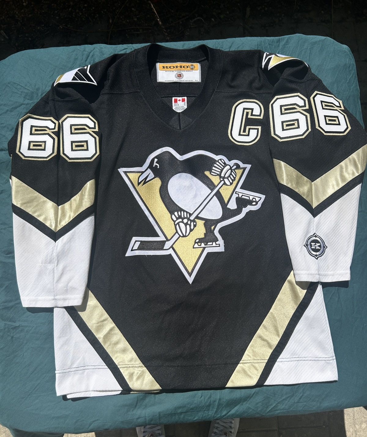 Koho × NHL Koho Pittsburgh Penguins Mario Lemieux NHL Jersey Size US M / EU 48-50 / 2 - 1 Thumbnail